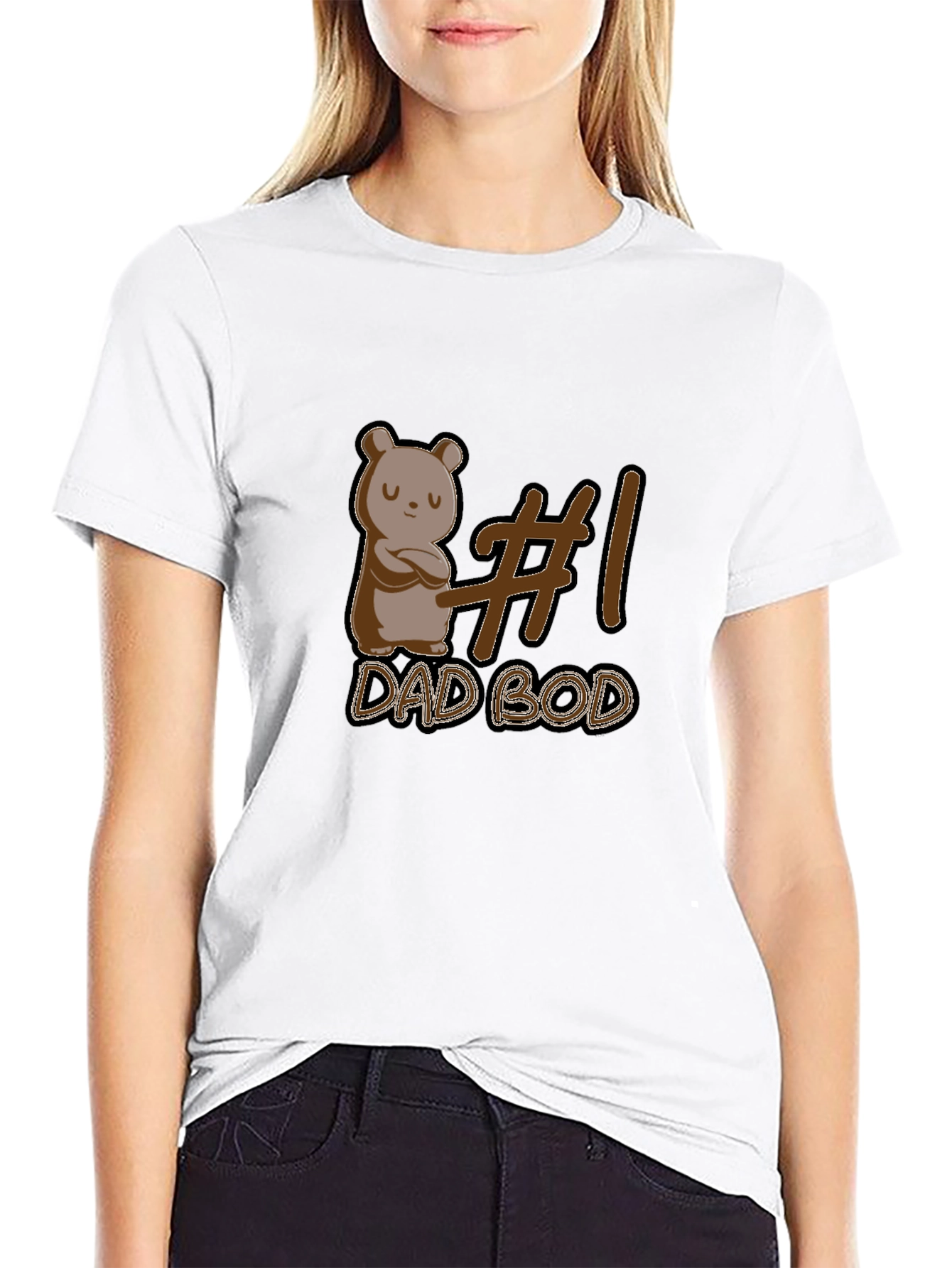 Dad Bod Bear T-Shirt - Funny Graphic Tee