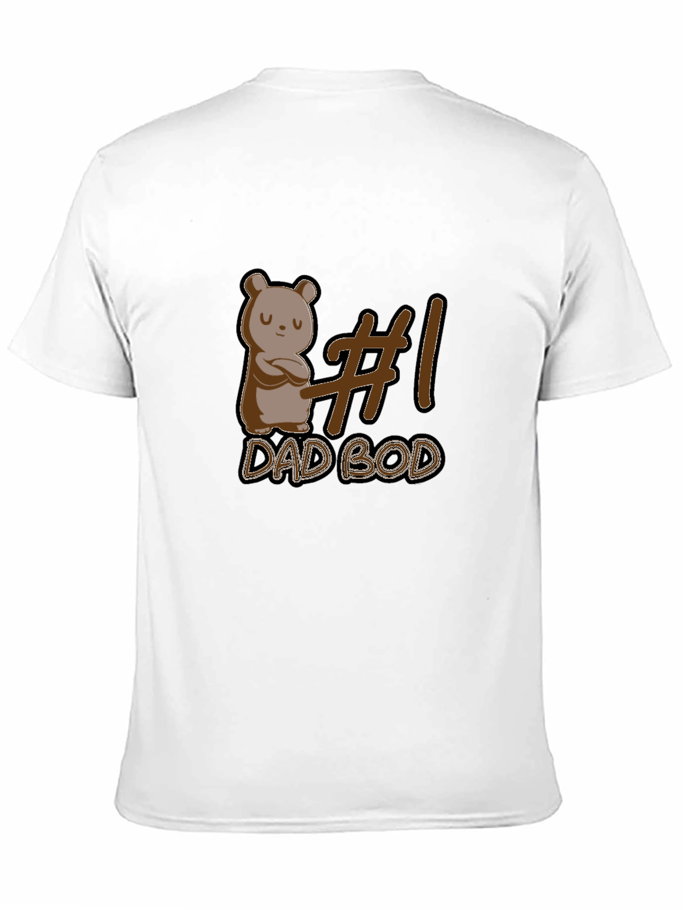 Dad Bod Bear T-Shirt - Funny Graphic Tee