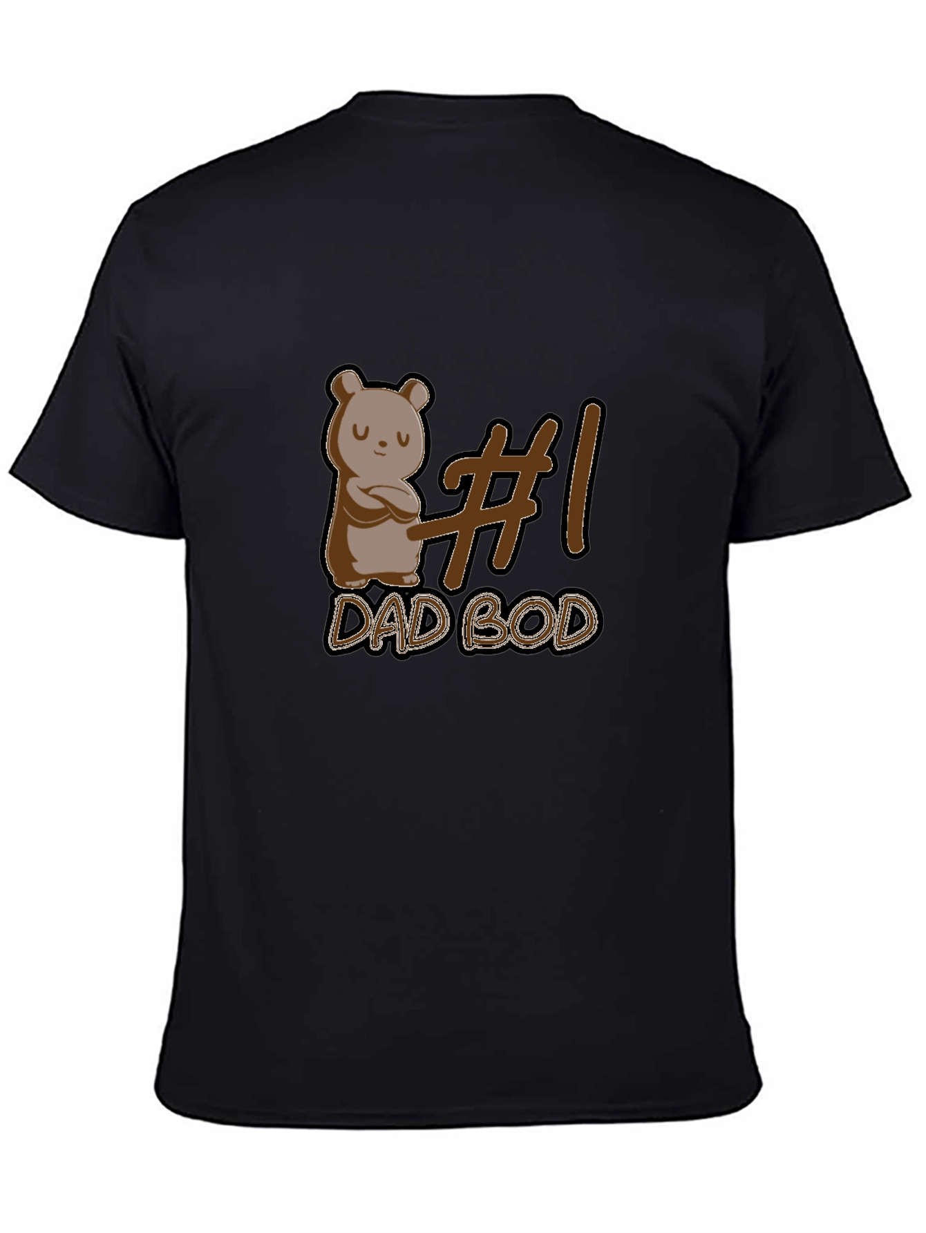 Dad Bod Bear T-Shirt - Funny Graphic Tee