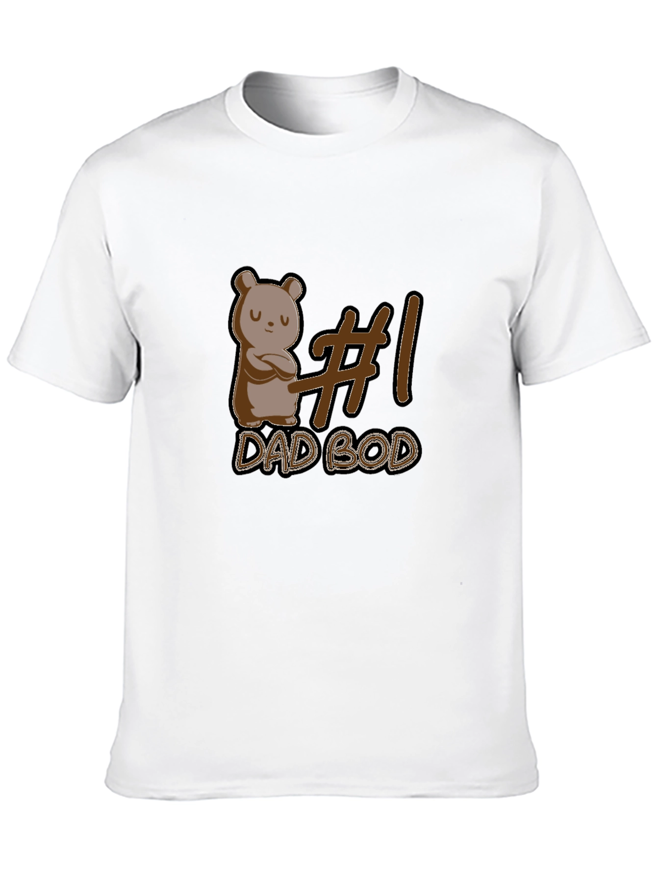 Dad Bod Bear T-Shirt - Funny Graphic Tee