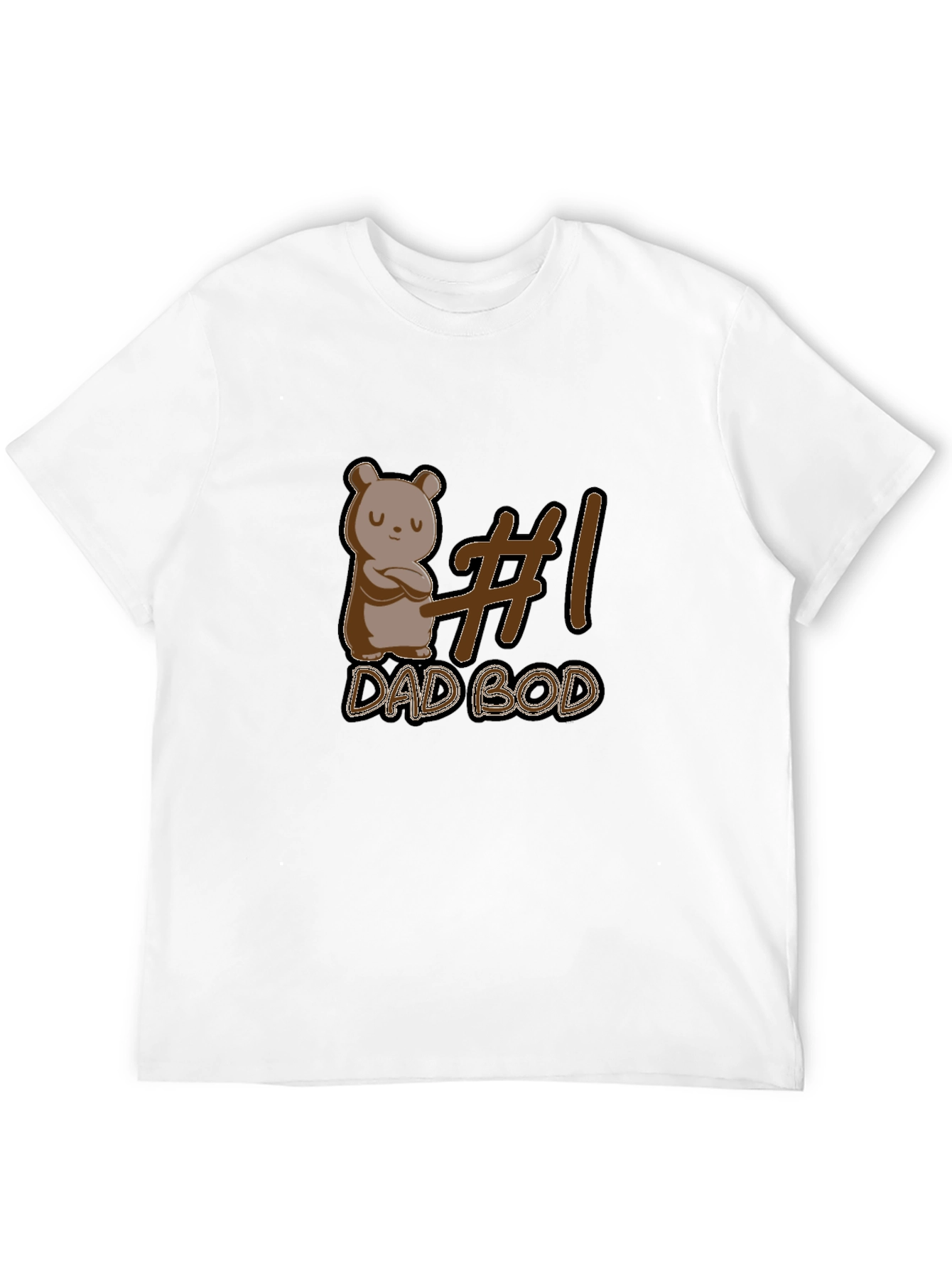 Dad Bod Bear T-Shirt - Funny Graphic Tee
