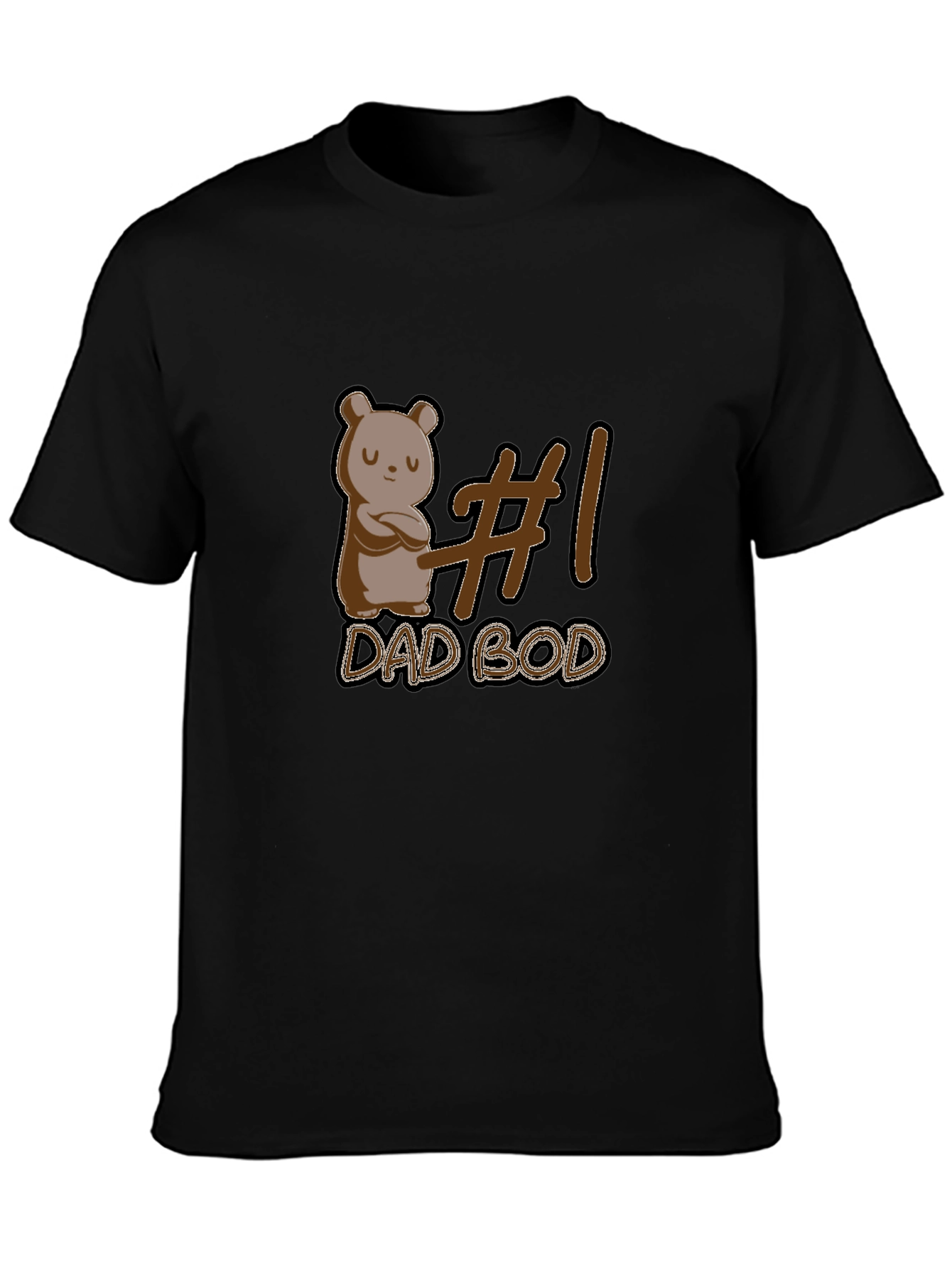 Dad Bod Bear T-Shirt - Funny Graphic Tee