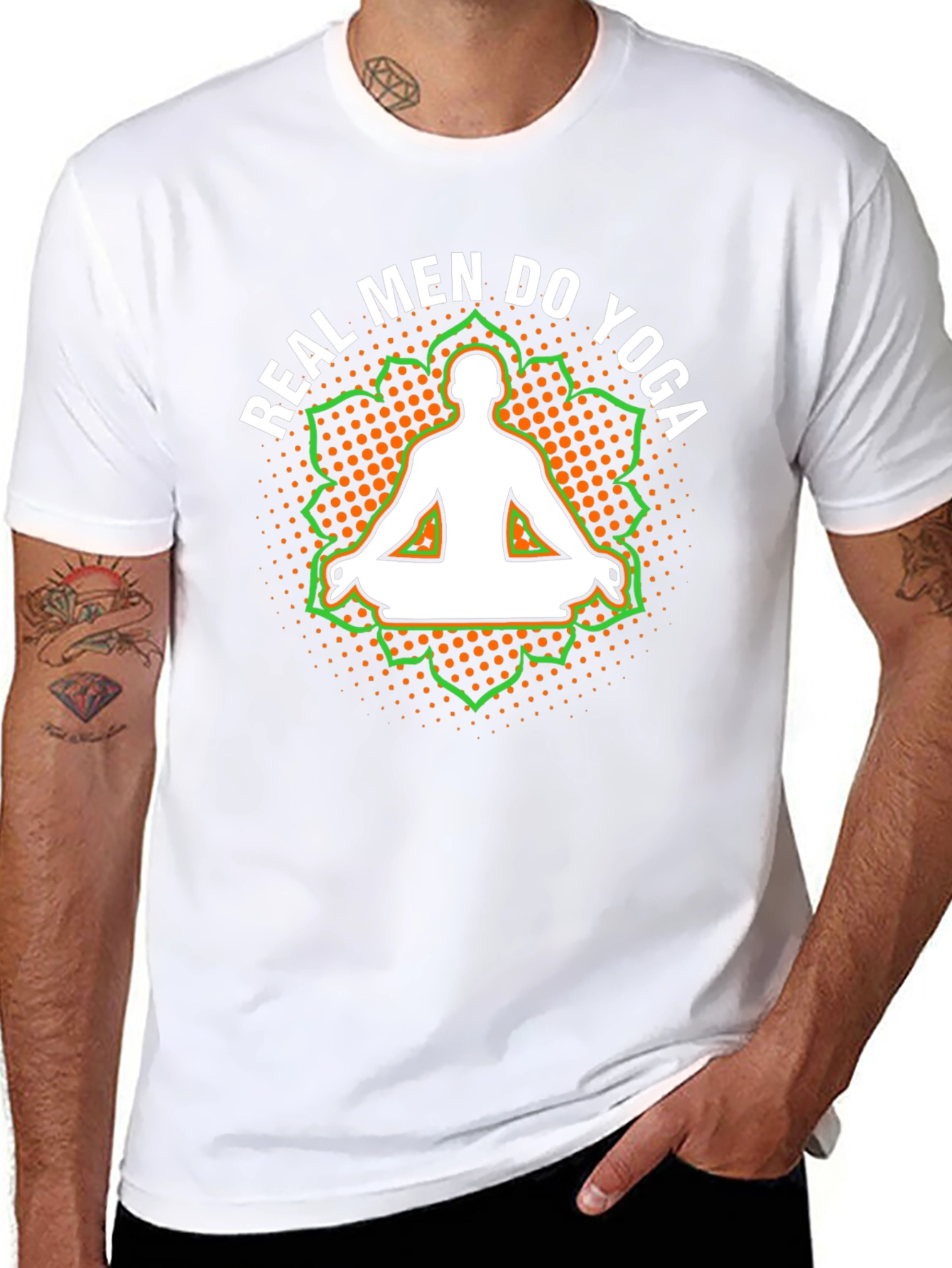 Real Men Do Yoga Graphic T-Shirt