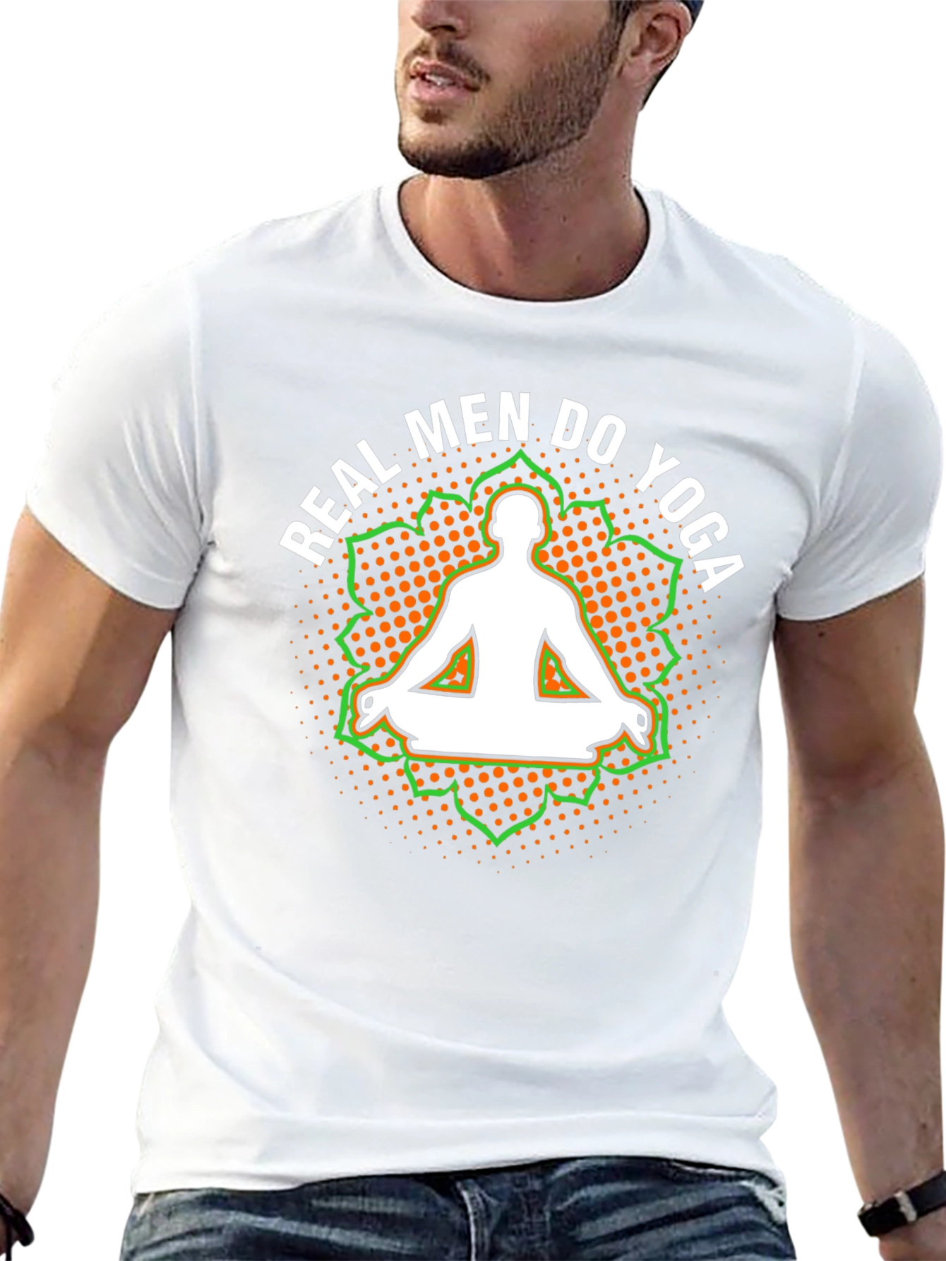 Real Men Do Yoga Graphic T-Shirt