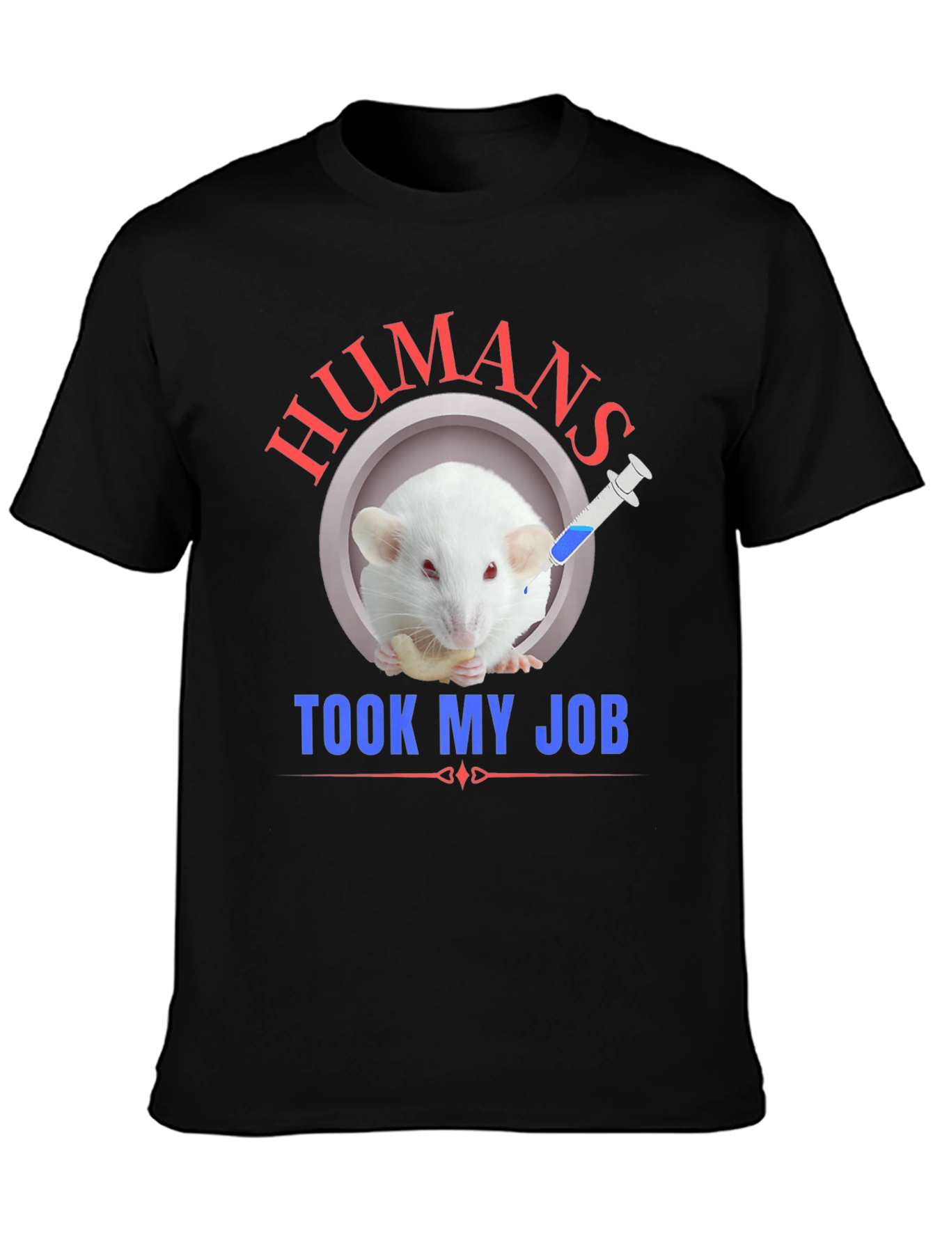 Humans Took My Job Funny Rat T-Shirt