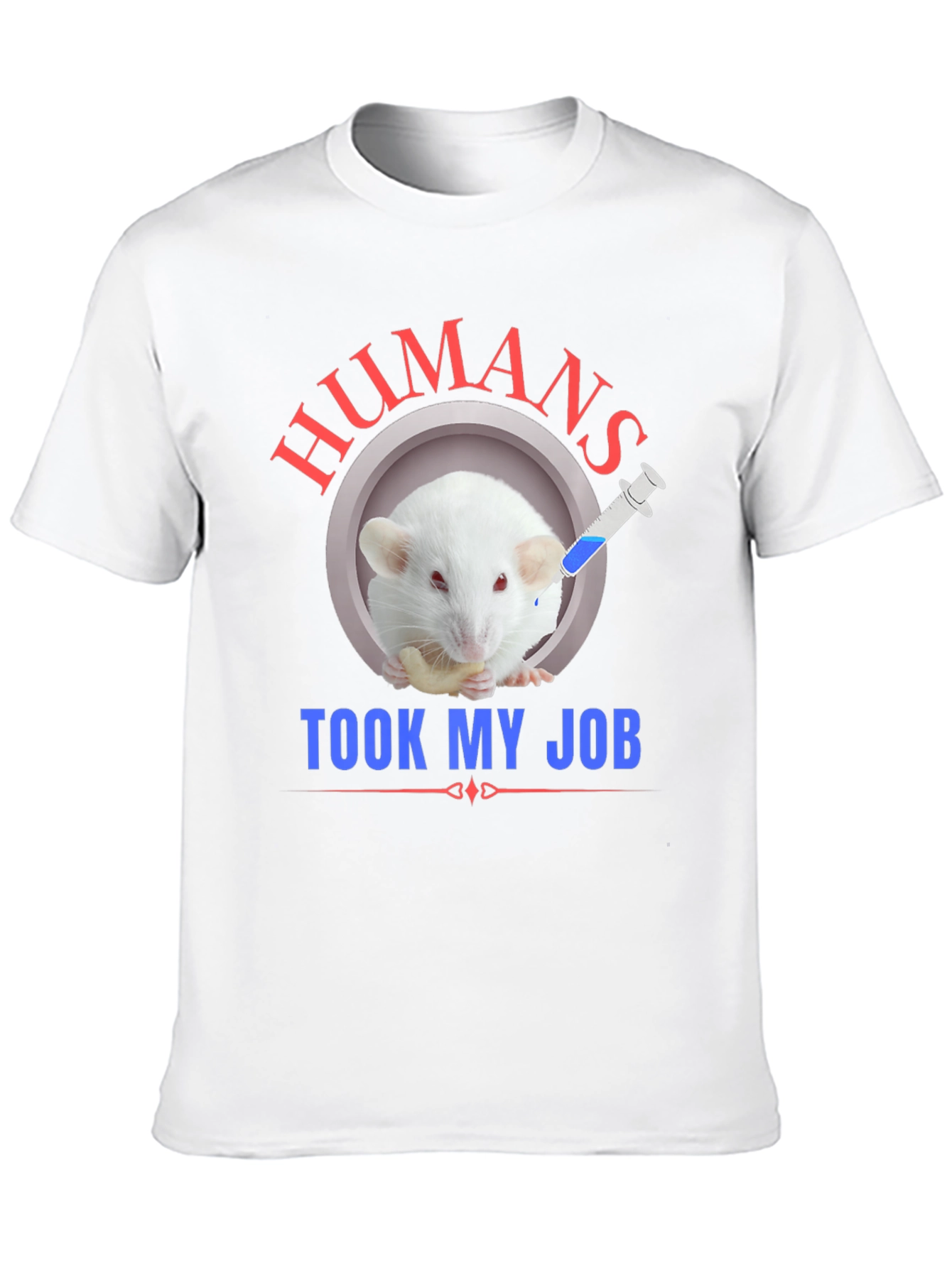 Humans Took My Job Funny Rat T-Shirt
