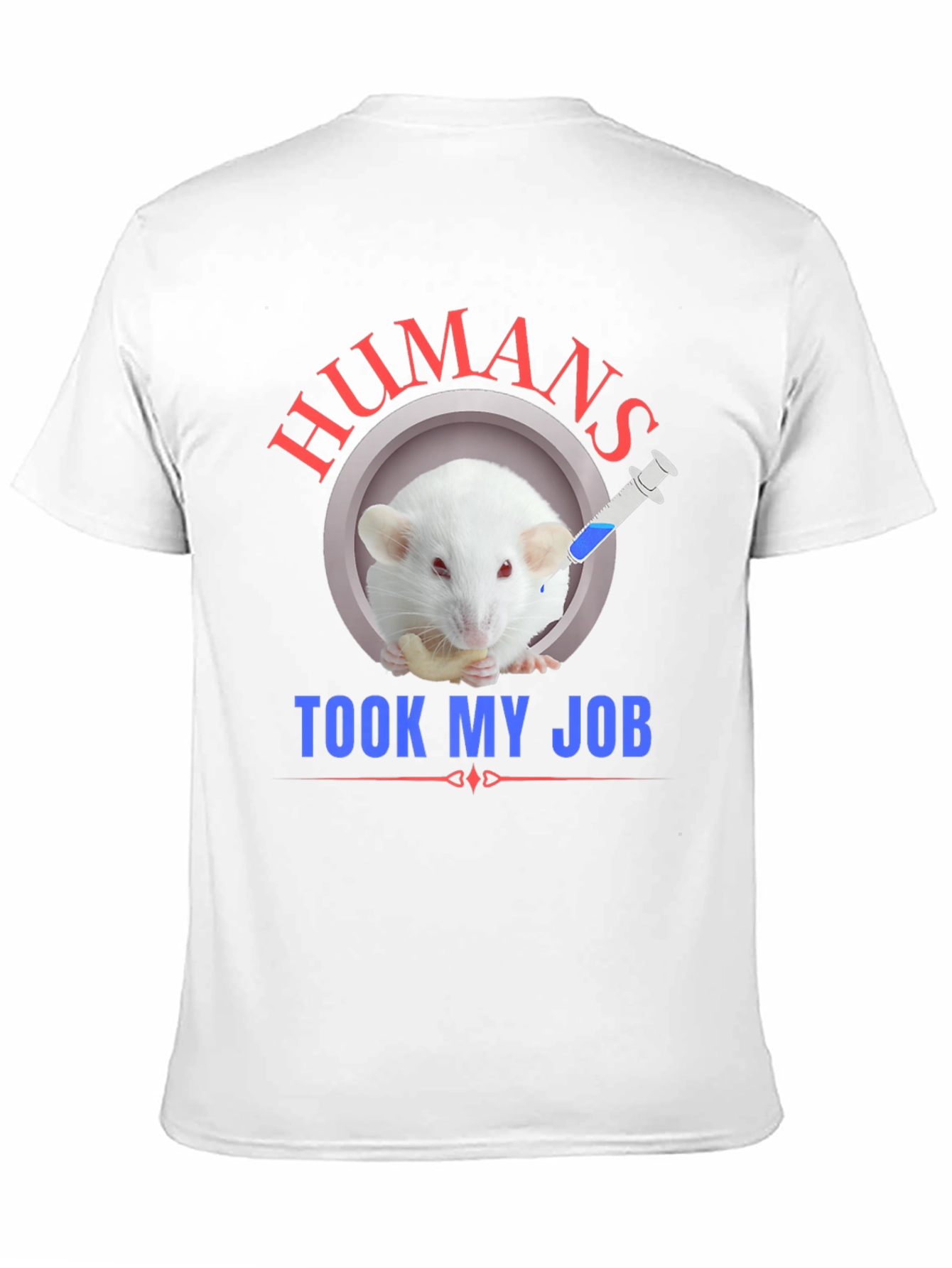 Humans Took My Job Funny Rat T-Shirt