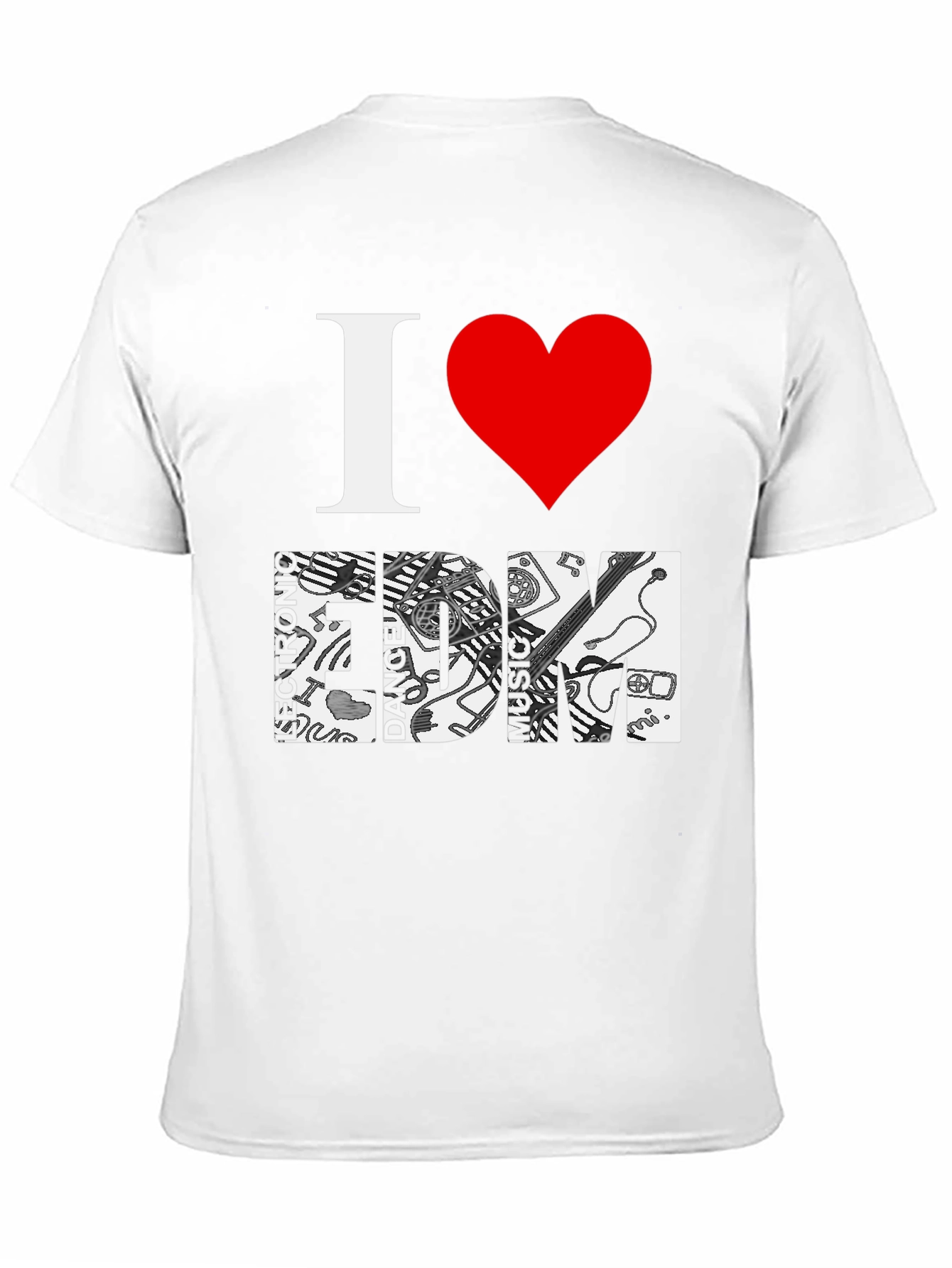 I Love EDM Graphic T-Shirt