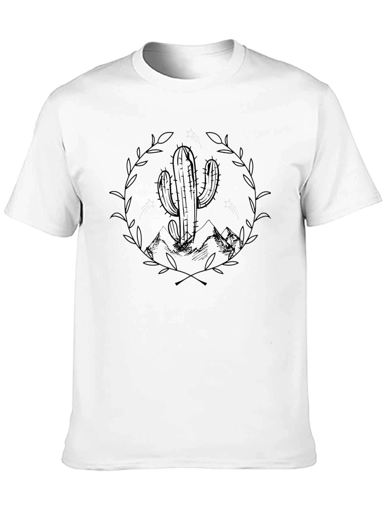 Cactus Graphic T-Shirt - Desert Adventure Tee