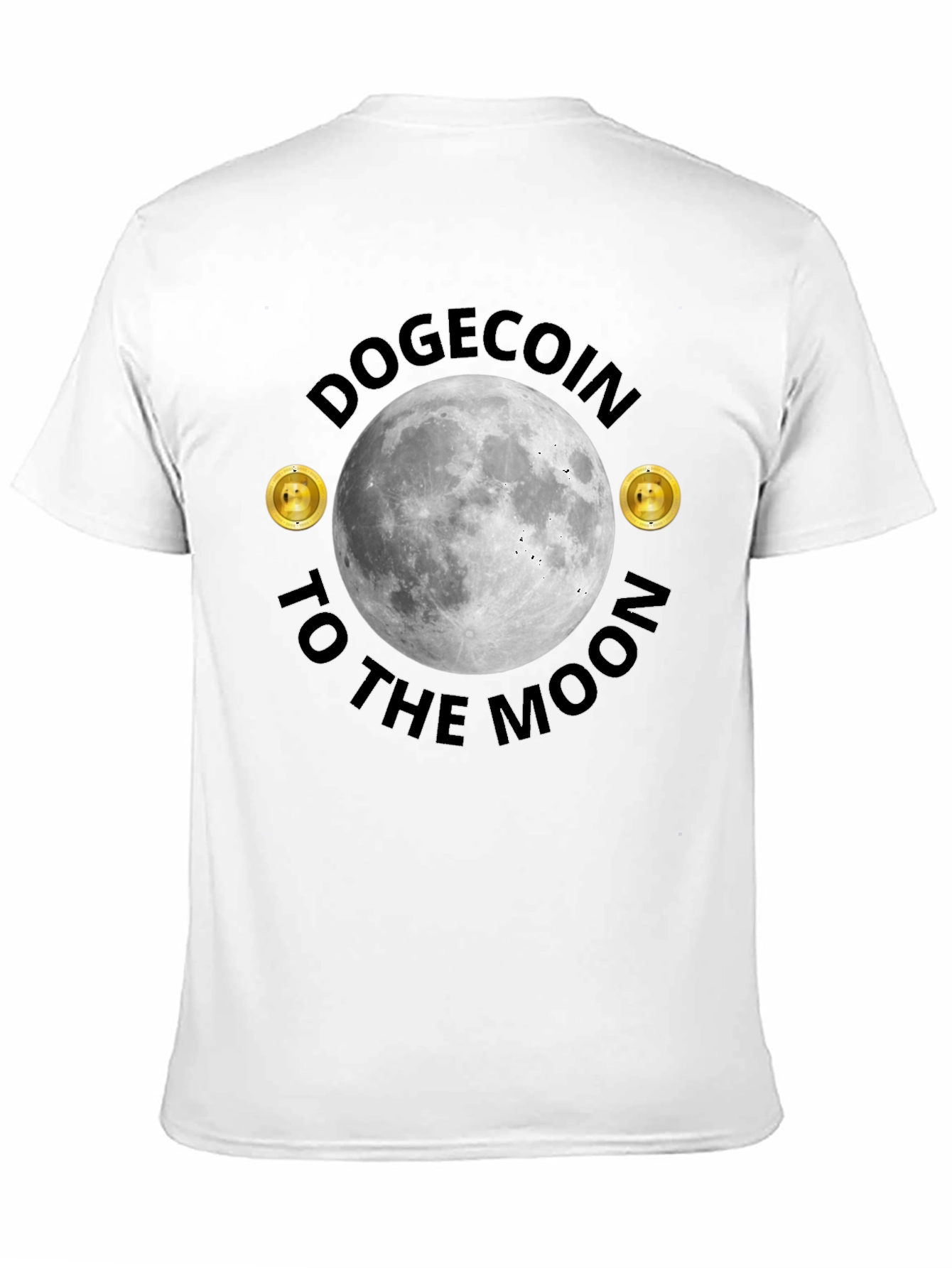 Dogecoin to the Moon Graphic Tee