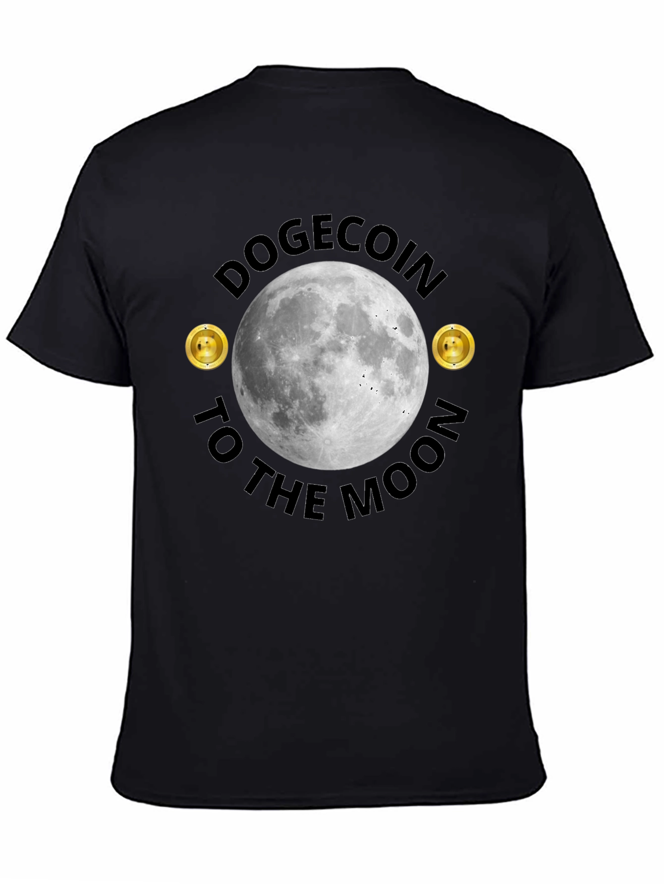 Dogecoin to the Moon Graphic Tee