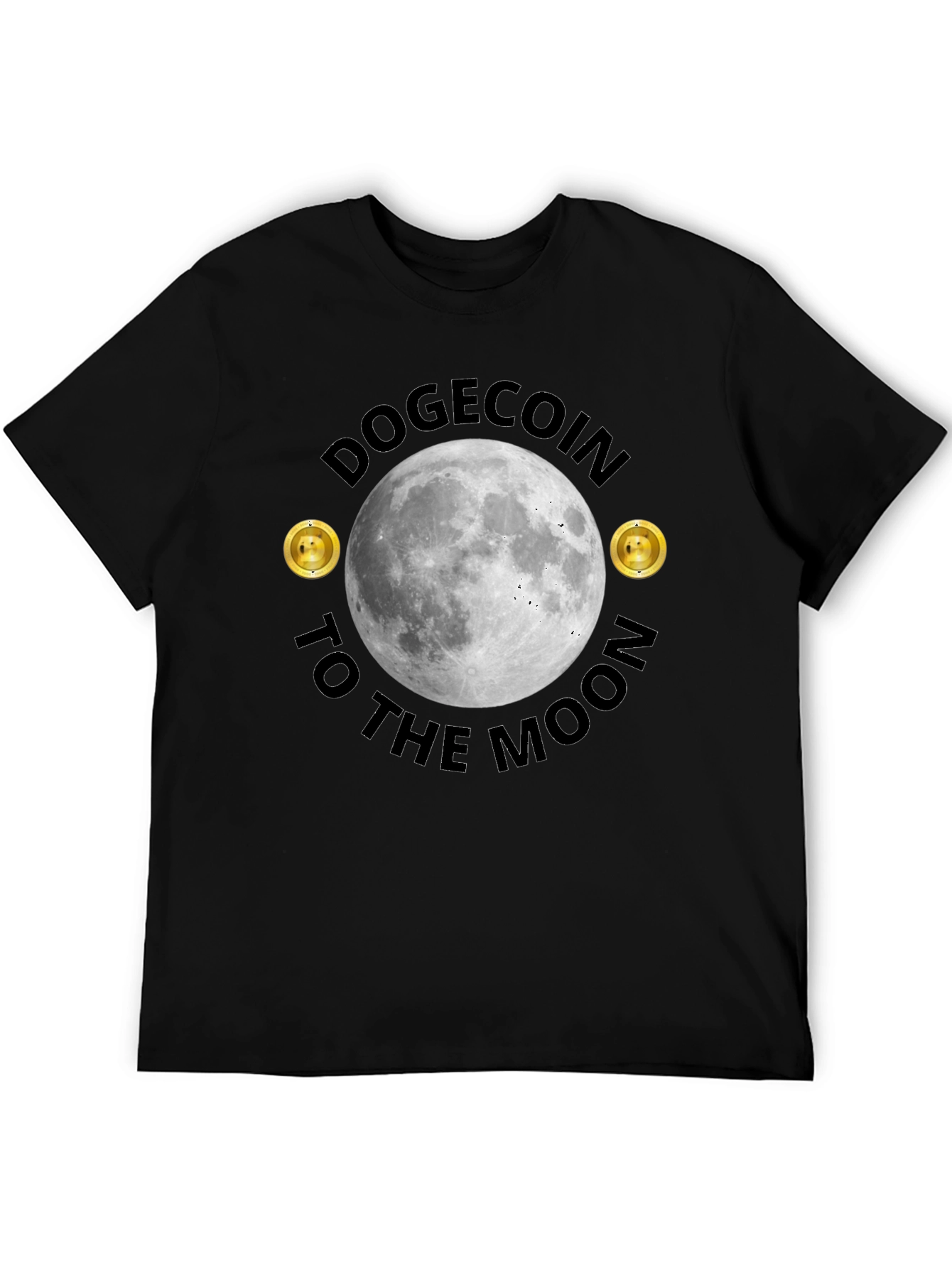 Dogecoin to the Moon Graphic Tee
