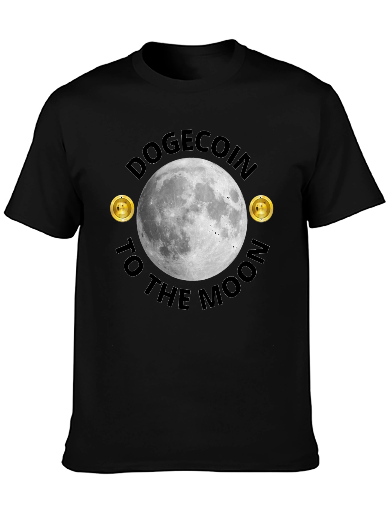 Dogecoin to the Moon Graphic Tee