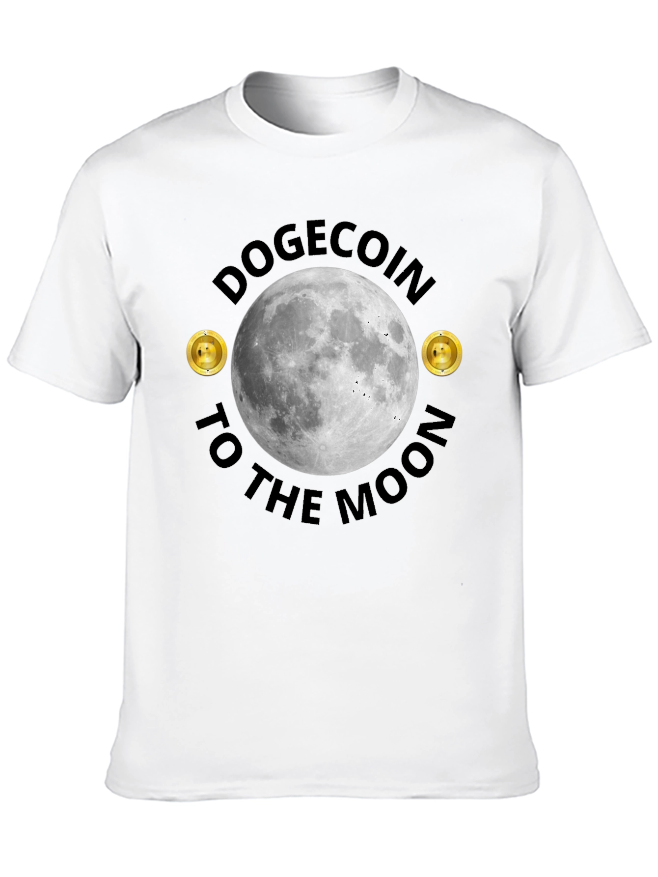 Dogecoin to the Moon Graphic Tee
