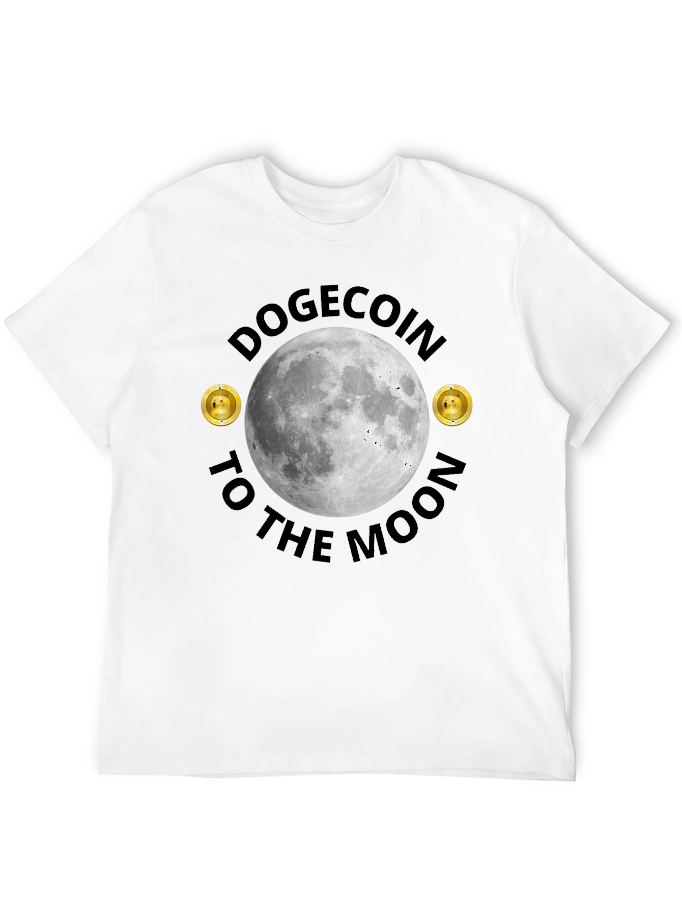 Dogecoin to the Moon Graphic Tee