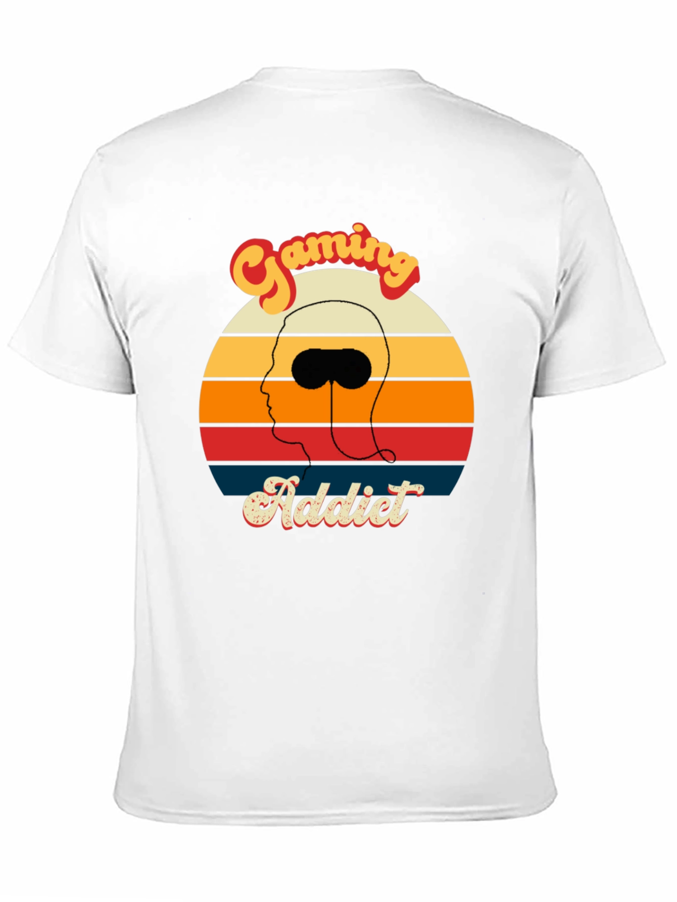 Gaming Addict Retro Style Graphic Tee