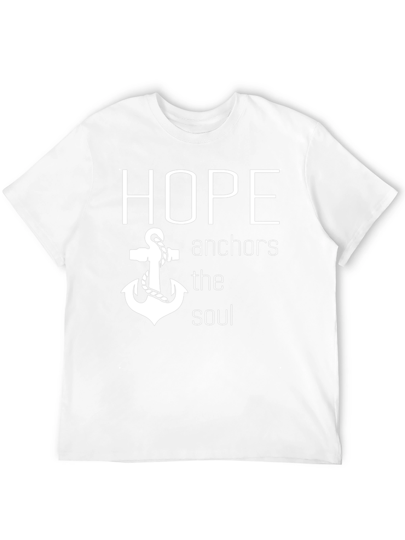 Hope Anchors the Soul Graphic T-Shirt