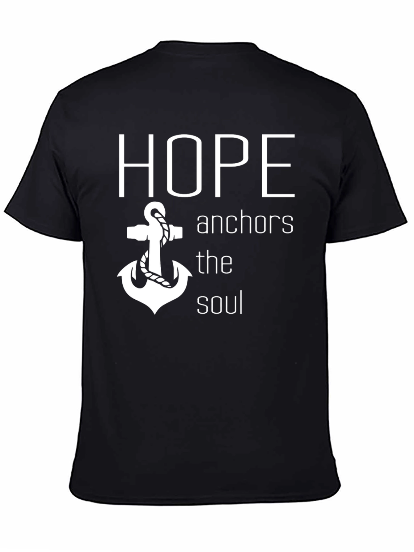 Hope Anchors the Soul Graphic T-Shirt