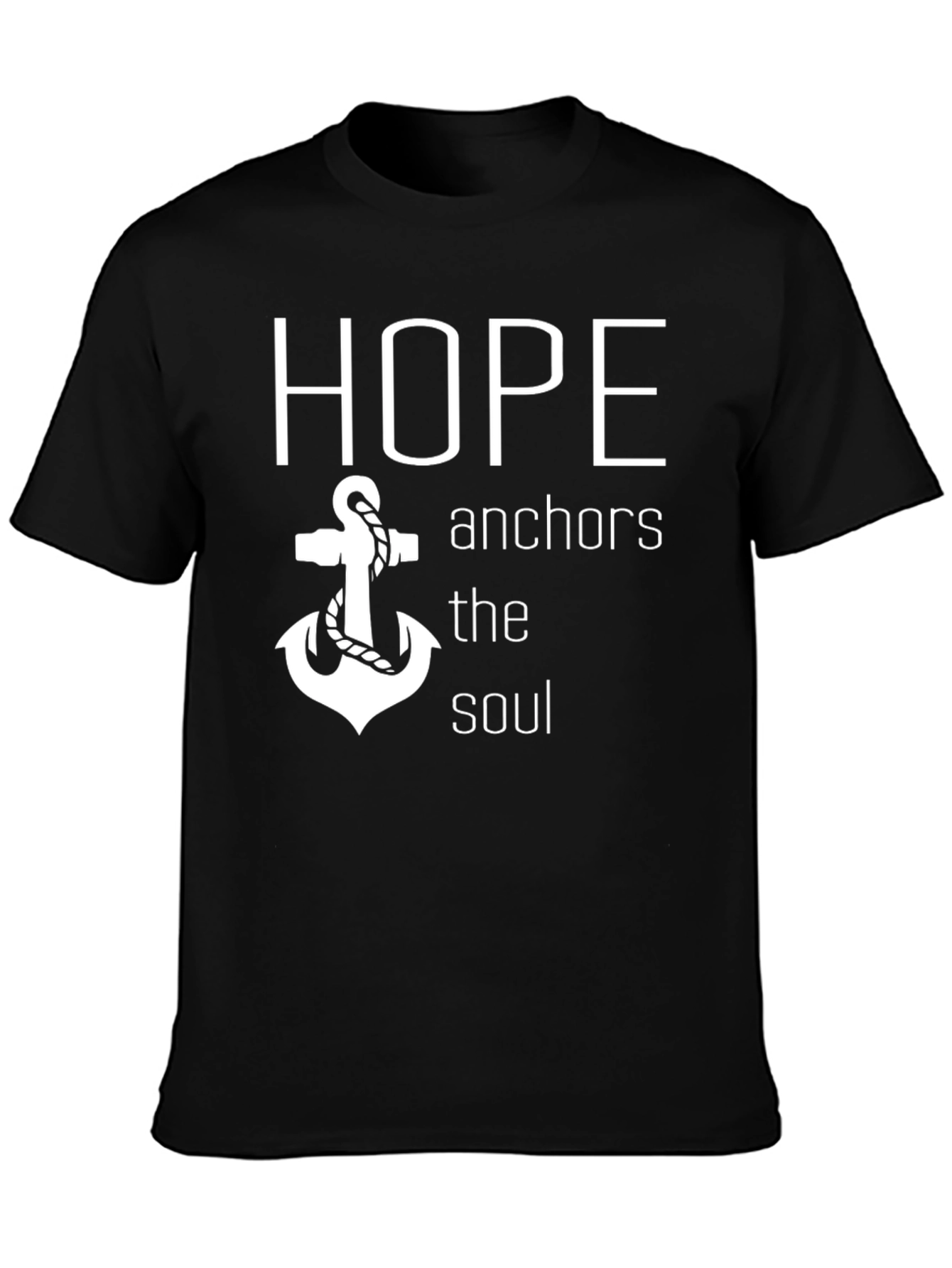 Hope Anchors the Soul Graphic T-Shirt