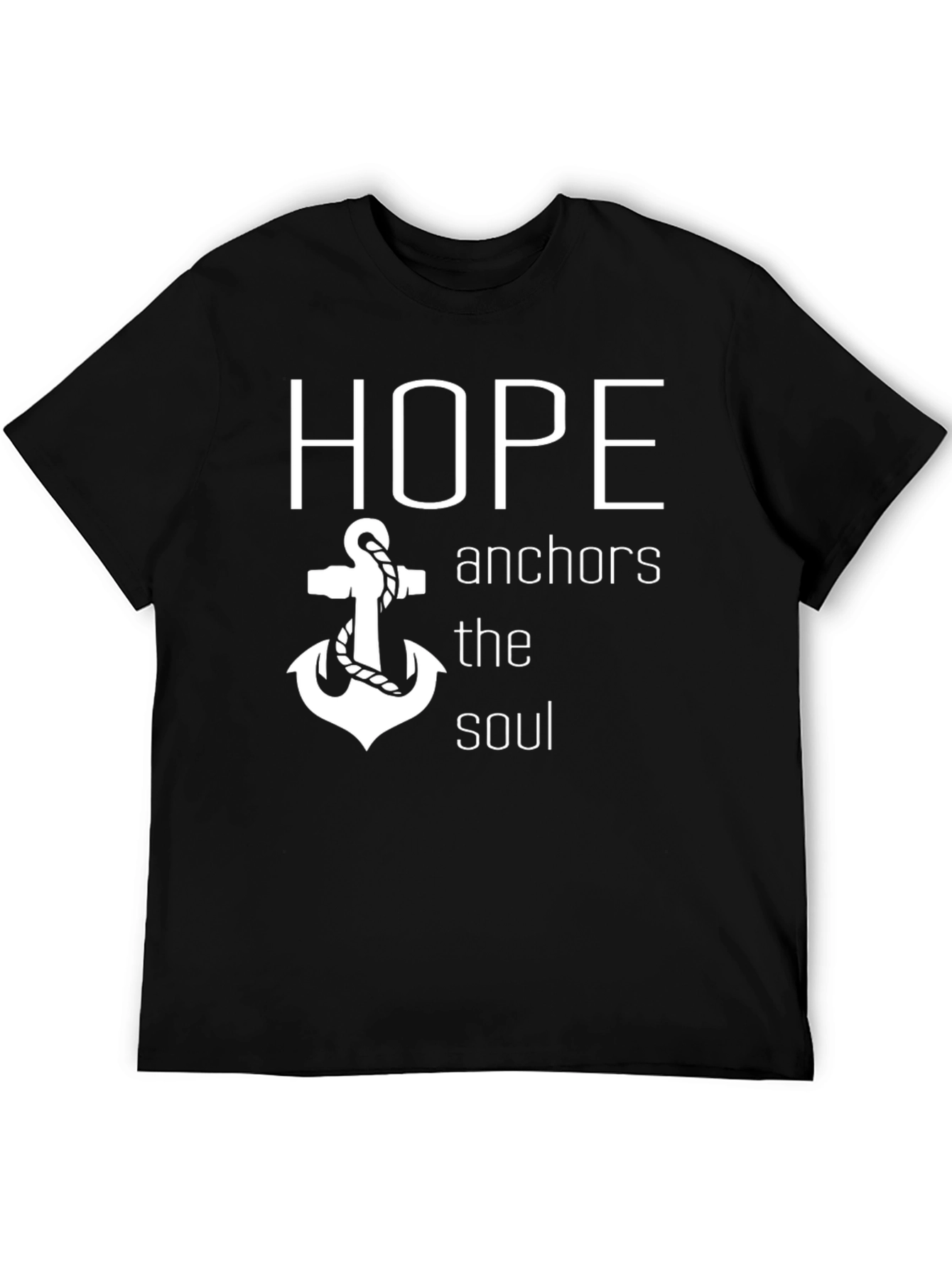 Hope Anchors the Soul Graphic T-Shirt