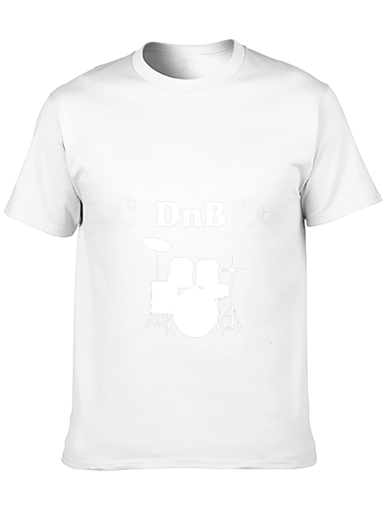 DnB Drum Kit T-Shirt - Black Cotton Tee