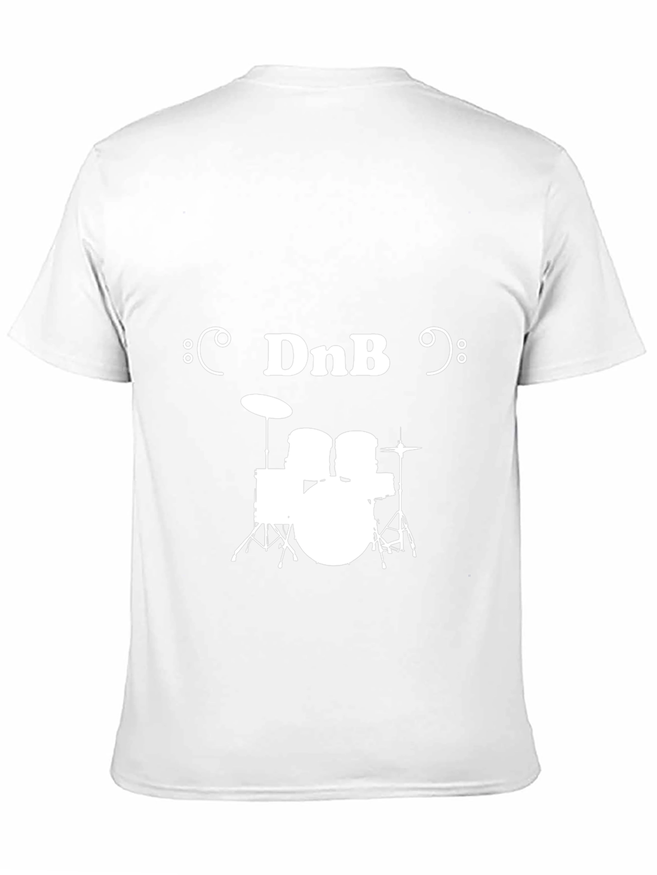 DnB Drum Kit T-Shirt - Black Cotton Tee