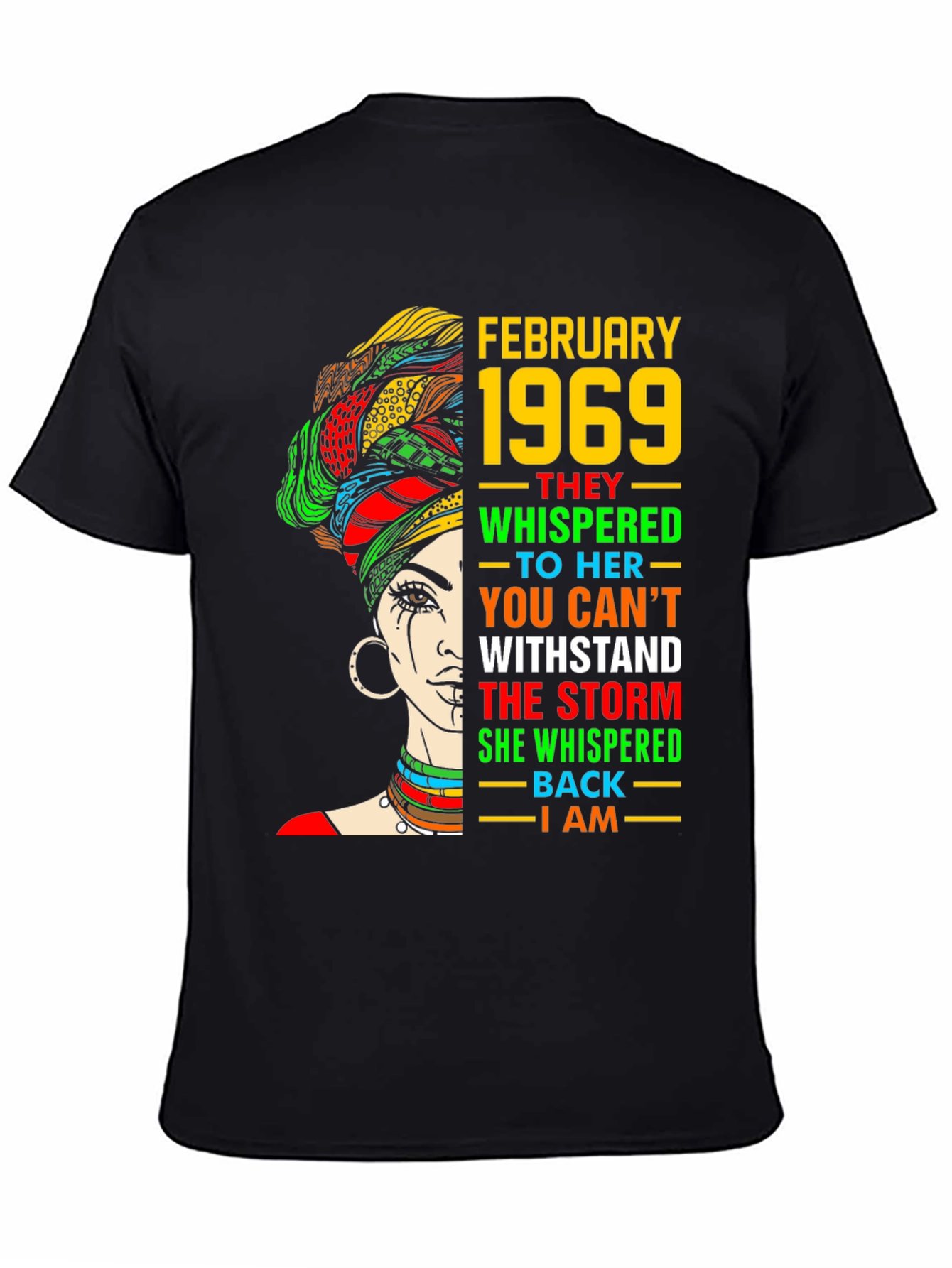 February 1969 Black Woman T-Shirt