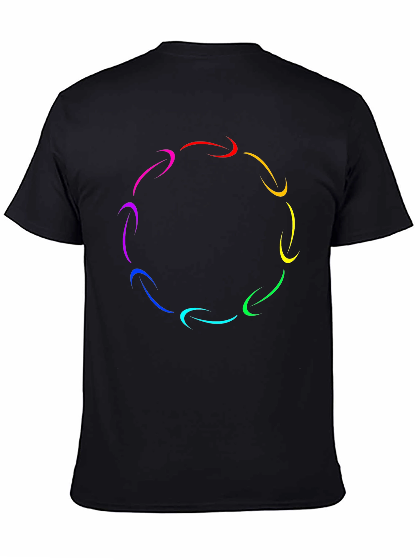 Rainbow Arrow Circle T-Shirt - Stylish Graphic Tee