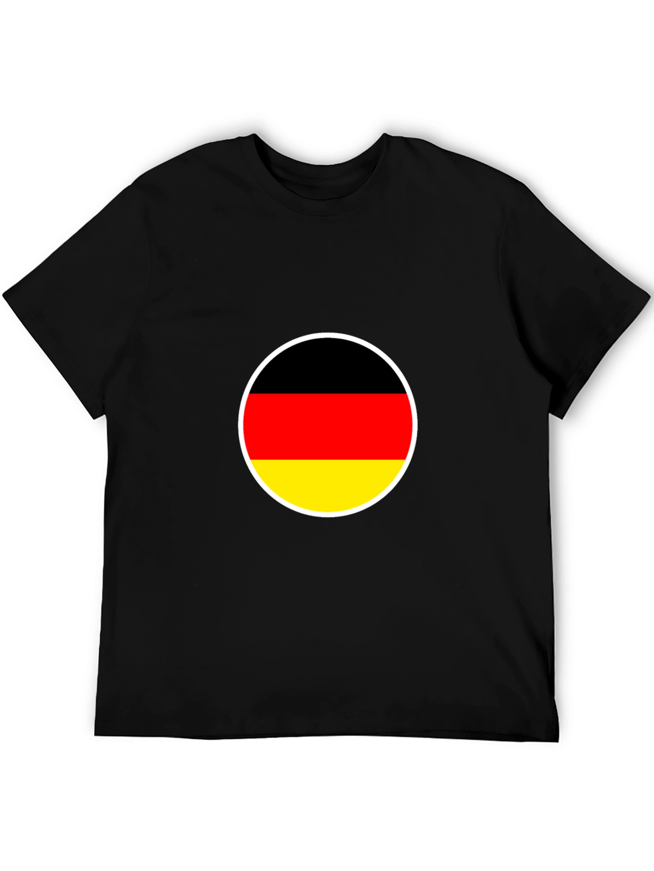 Germany Flag Graphic Black T-Shirt
