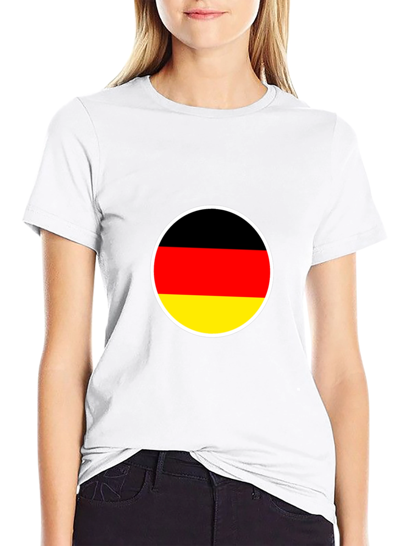 Germany Flag Graphic Black T-Shirt