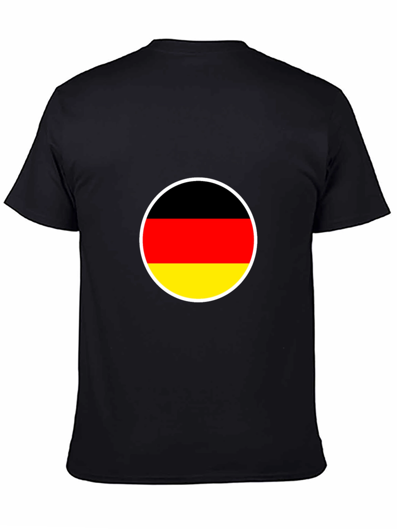 Germany Flag Graphic Black T-Shirt