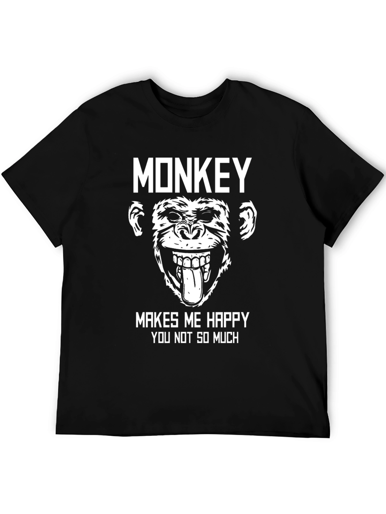 Monkey Makes Me Happy T-Shirt