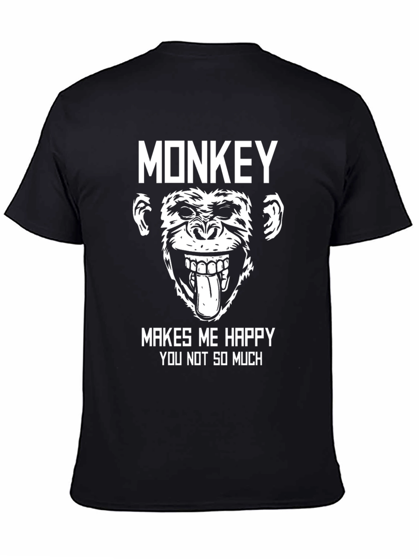 Monkey Makes Me Happy T-Shirt