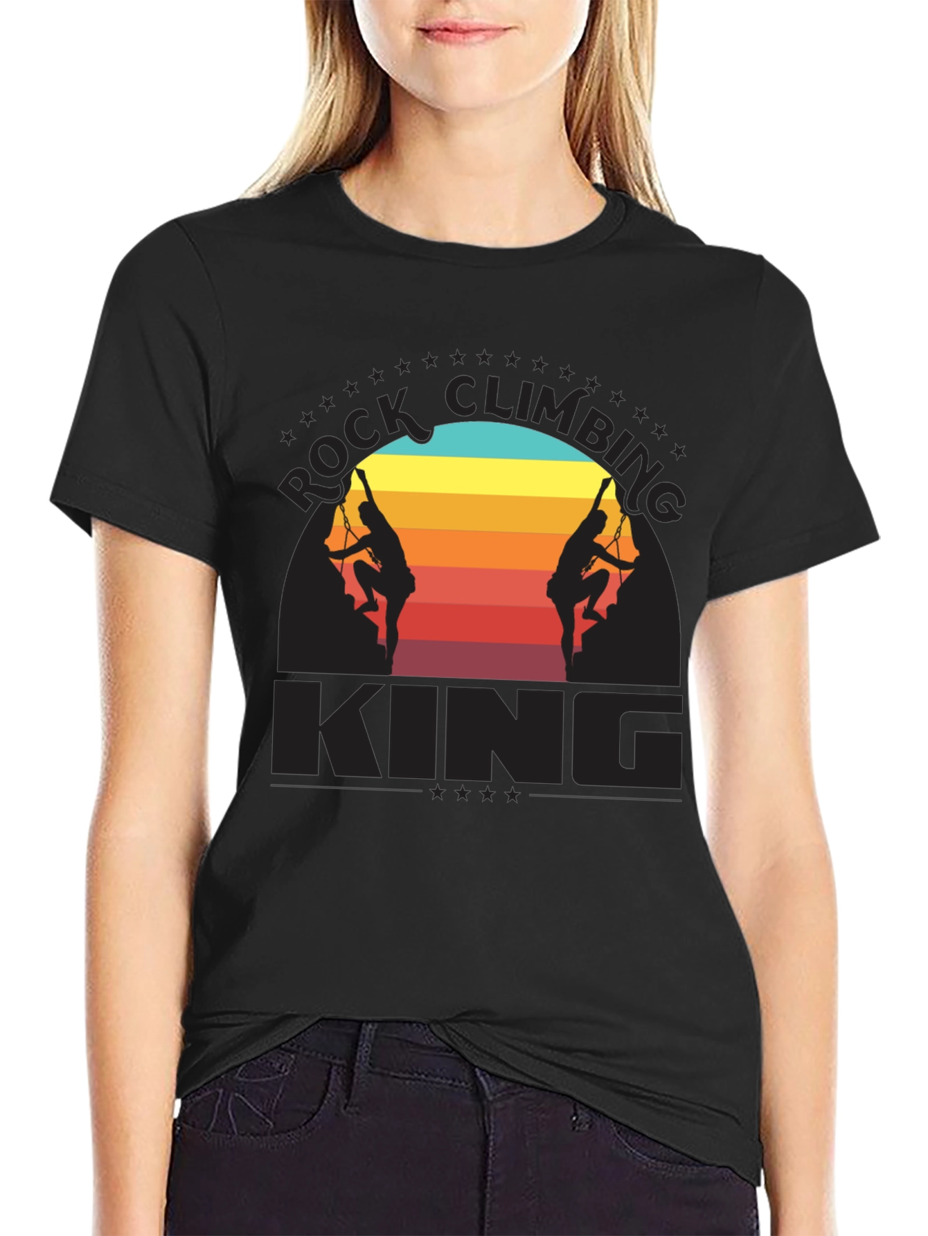 Rock Climbing King Graphic T-Shirt