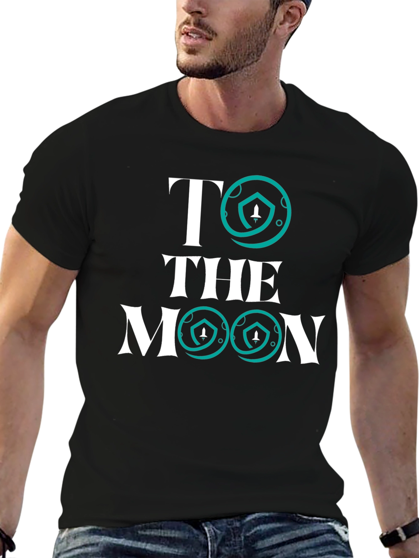 To the Moon Graphic Tee - Crypto Style!