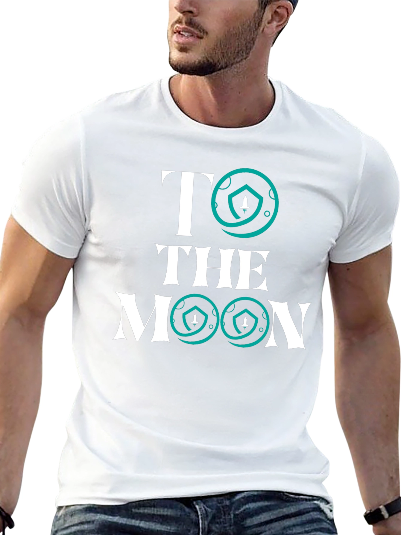 To the Moon Graphic Tee - Crypto Style!