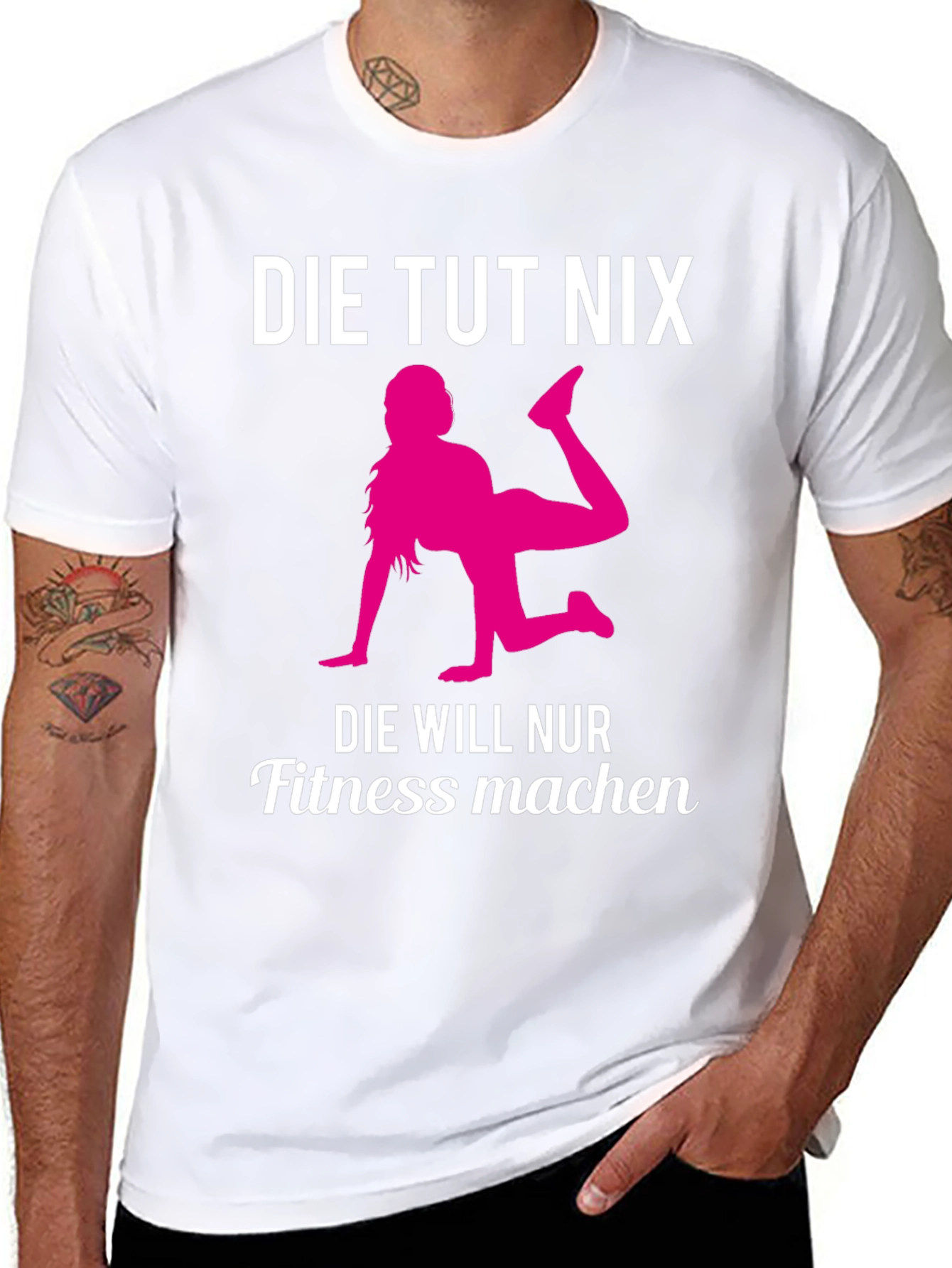 Fitness Motivation T-Shirt - Die Tut Nix