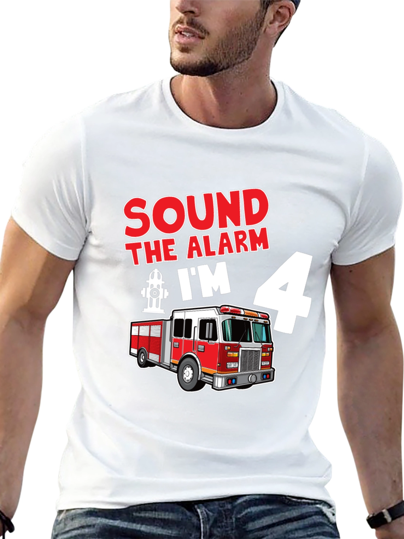 Sound the Alarm Im 4 Fire Truck T-Shirt