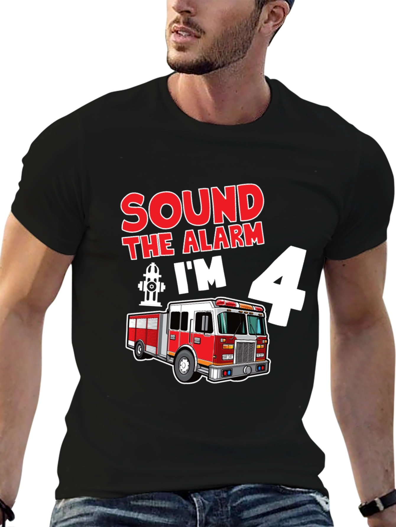 Sound the Alarm Im 4 Fire Truck T-Shirt