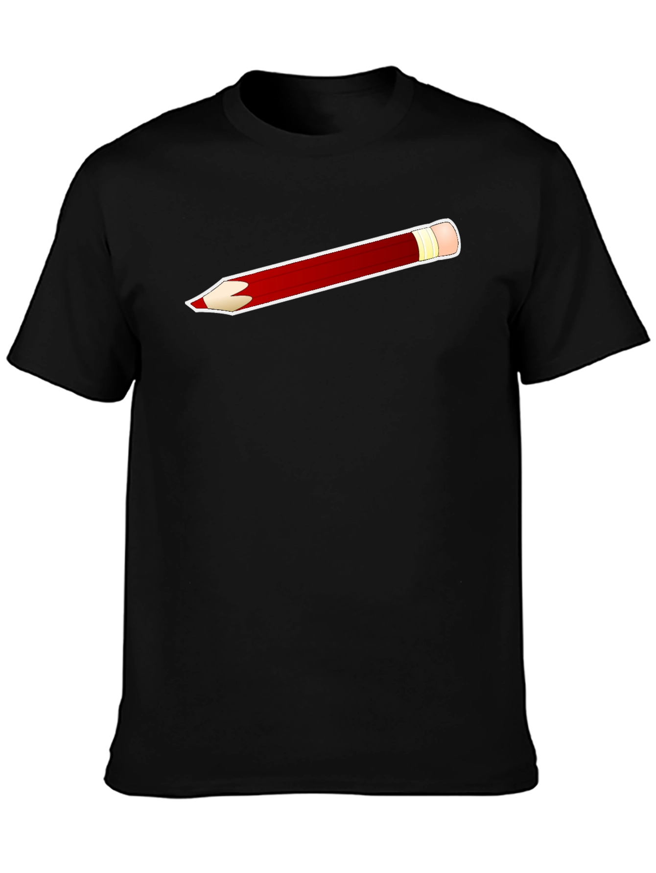 Pencil T-Shirt - Black Graphic Tee