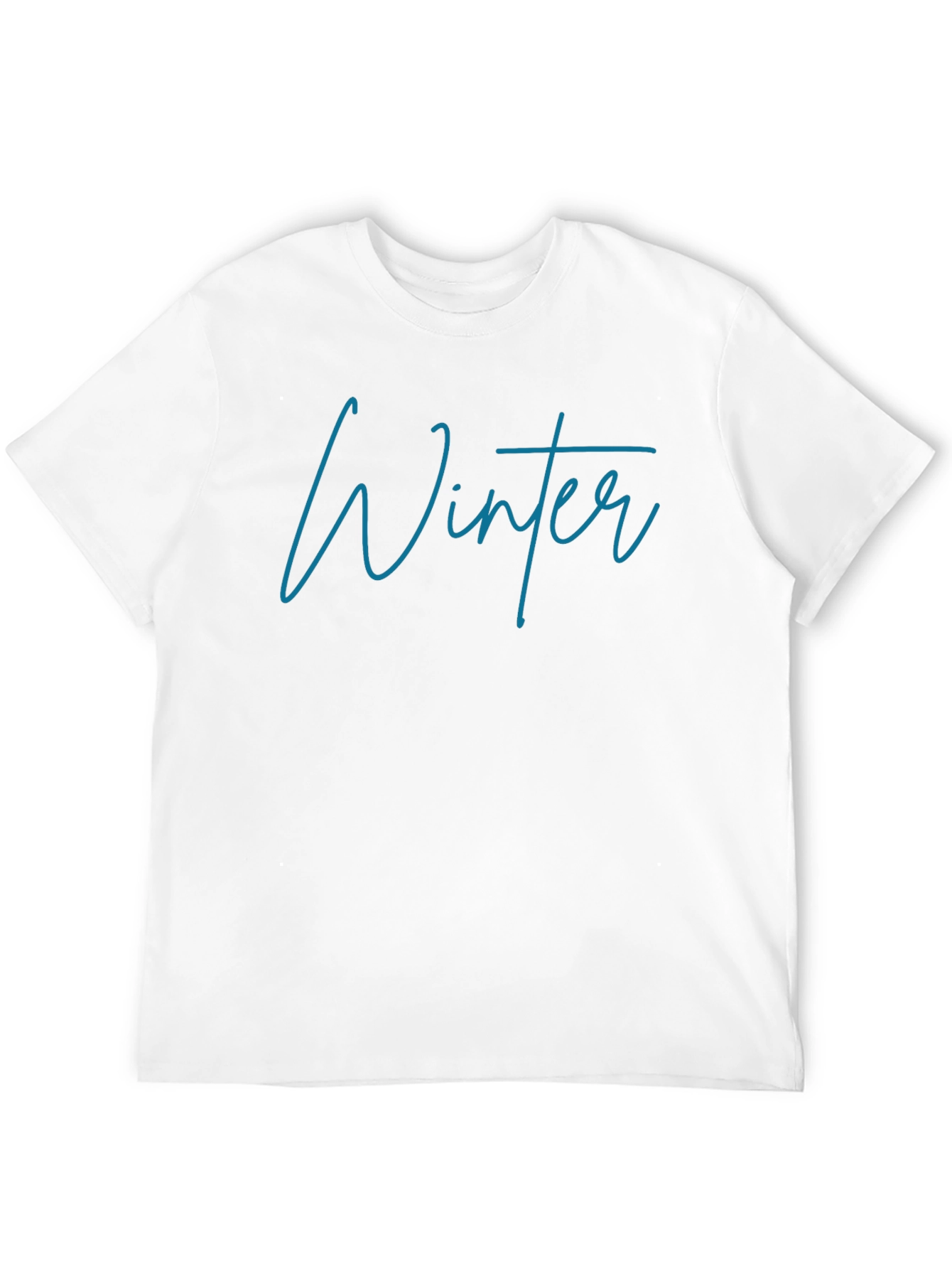 Winter Script T-Shirt - Stylish & Comfortable