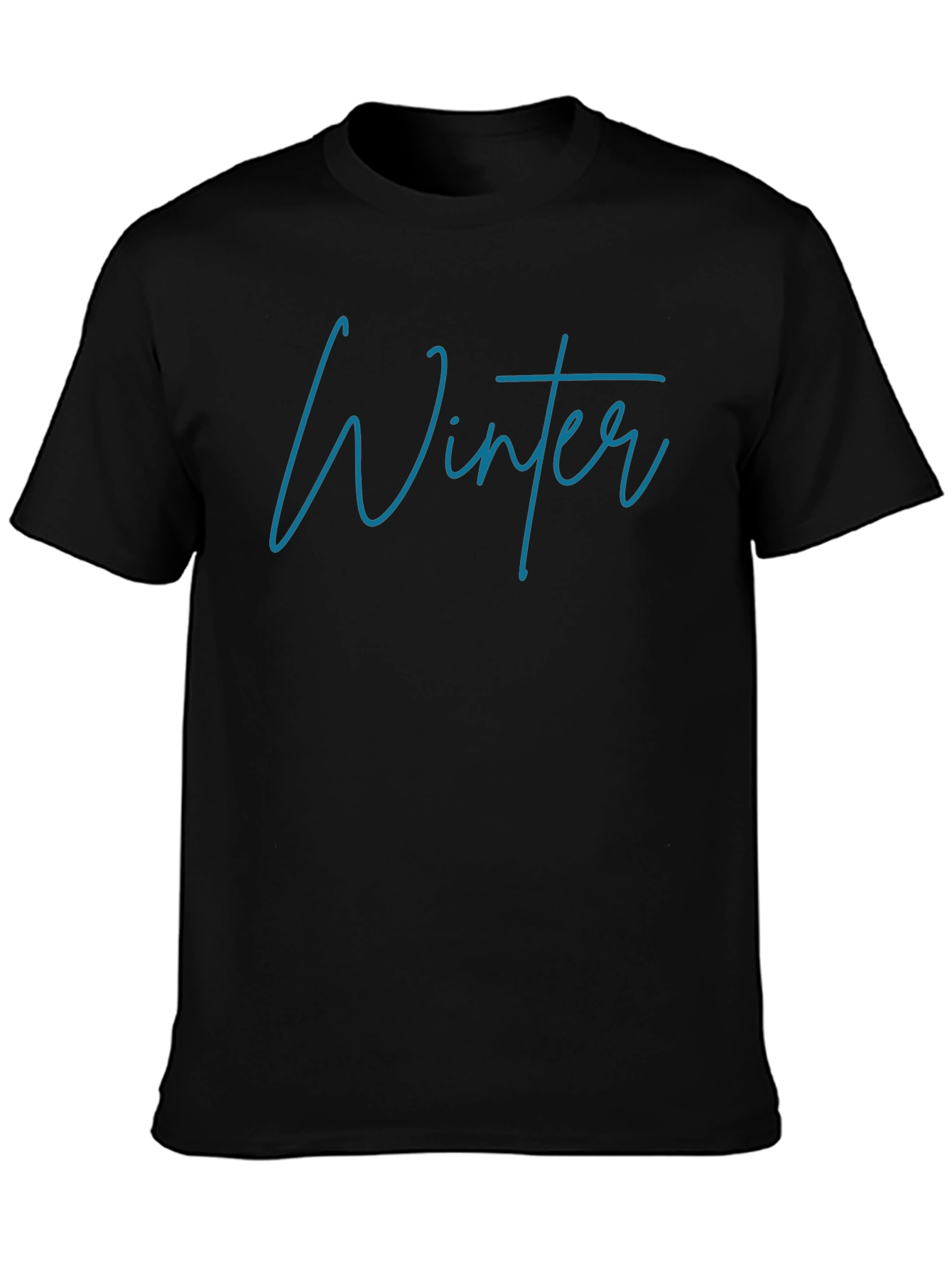 Winter Script T-Shirt - Stylish & Comfortable