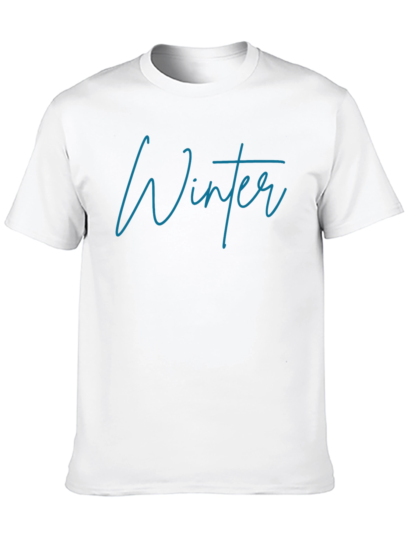 Winter Script T-Shirt - Stylish & Comfortable