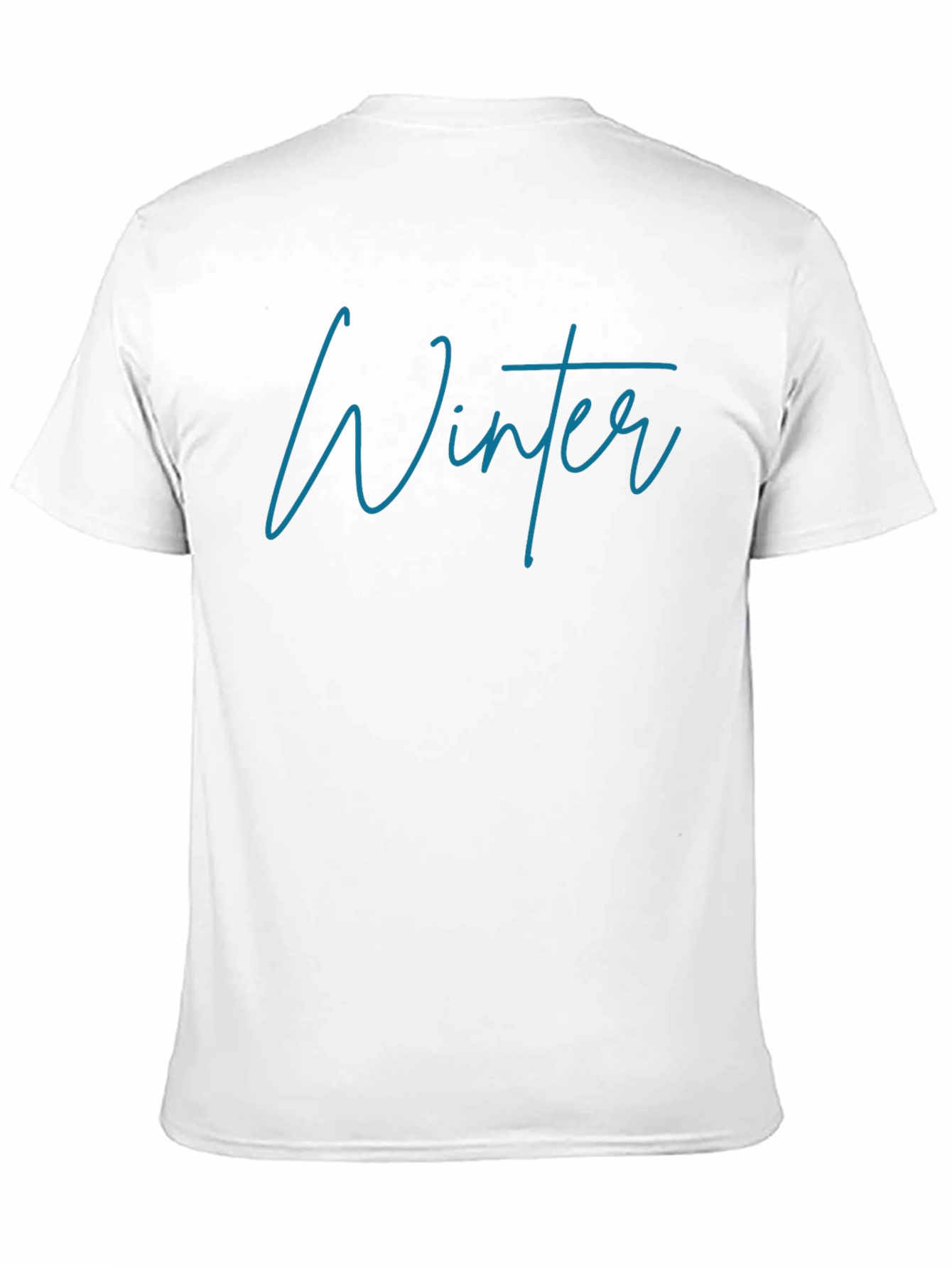 Winter Script T-Shirt - Stylish & Comfortable