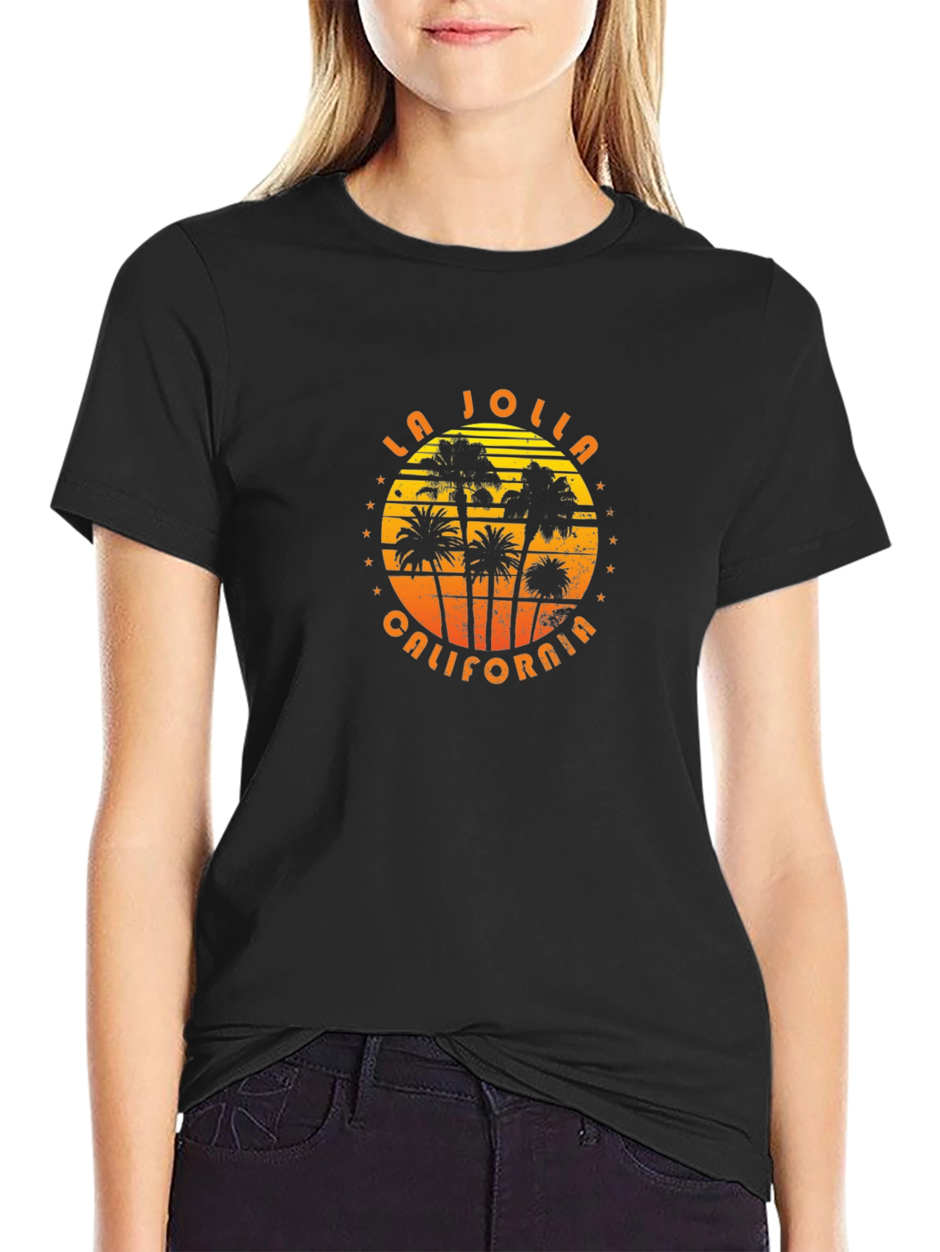 La Jolla California Palm Tree T-Shirt