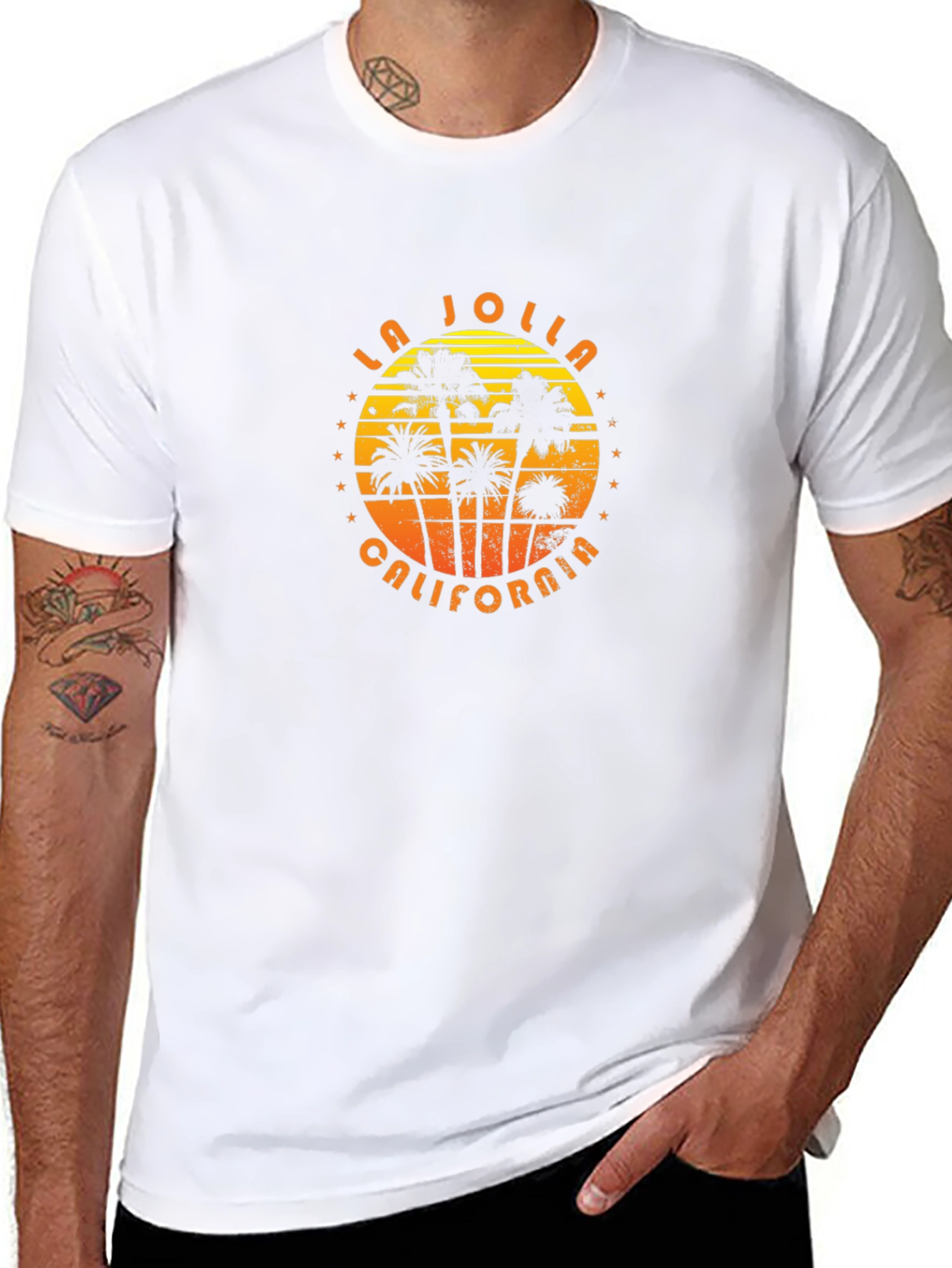 La Jolla California Palm Tree T-Shirt