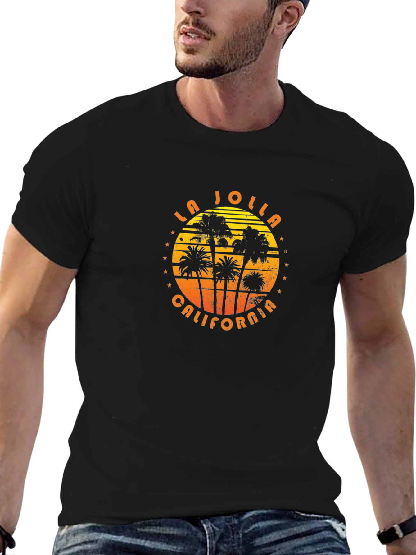 La Jolla California Palm Tree T-Shirt