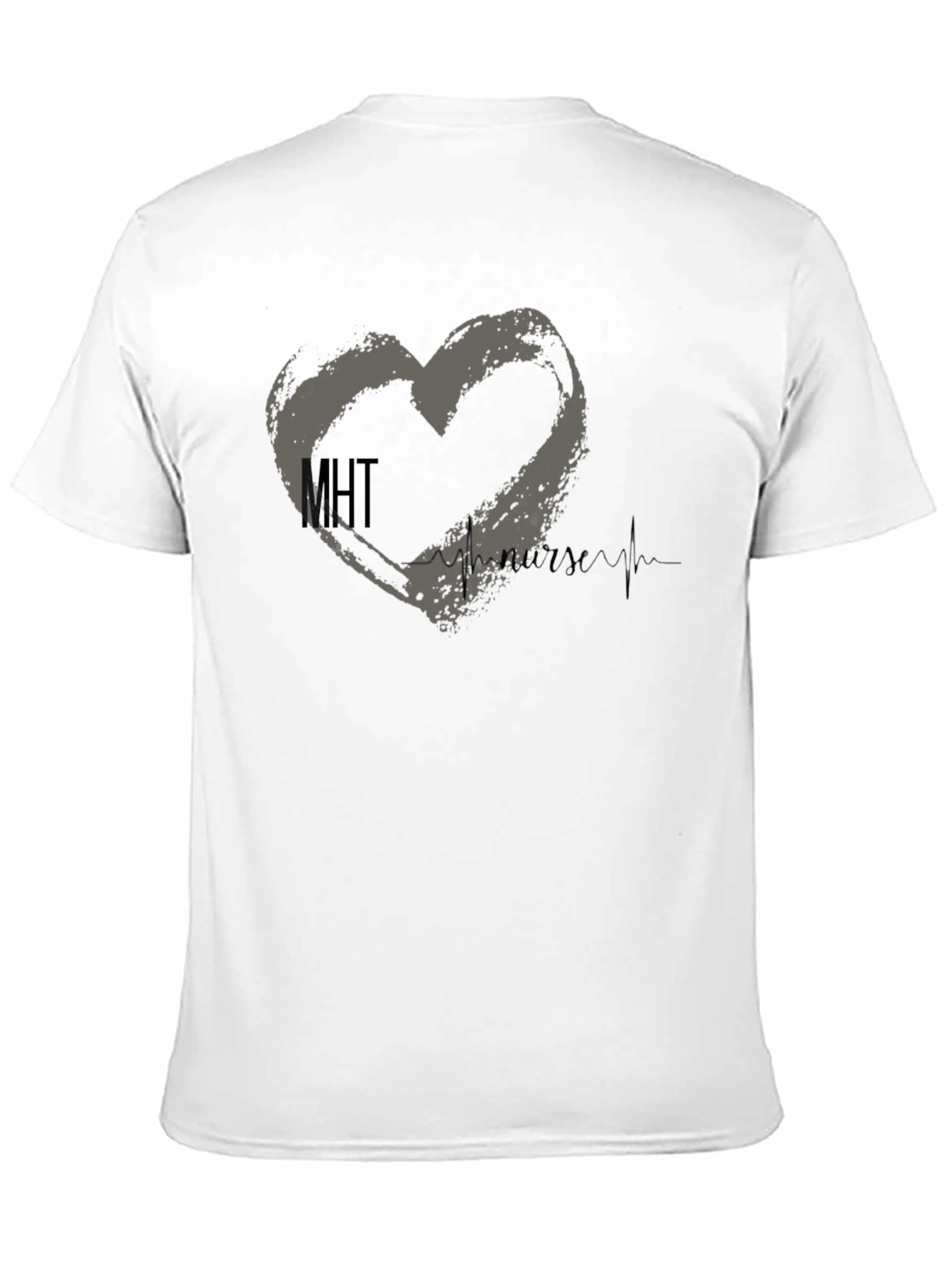 Mental Health Nurse Heartbeat T-Shirt