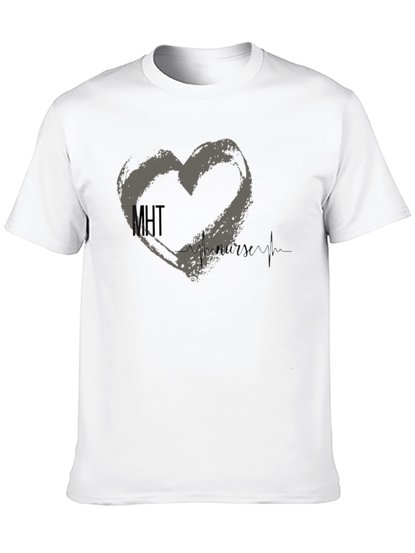 Mental Health Nurse Heartbeat T-Shirt