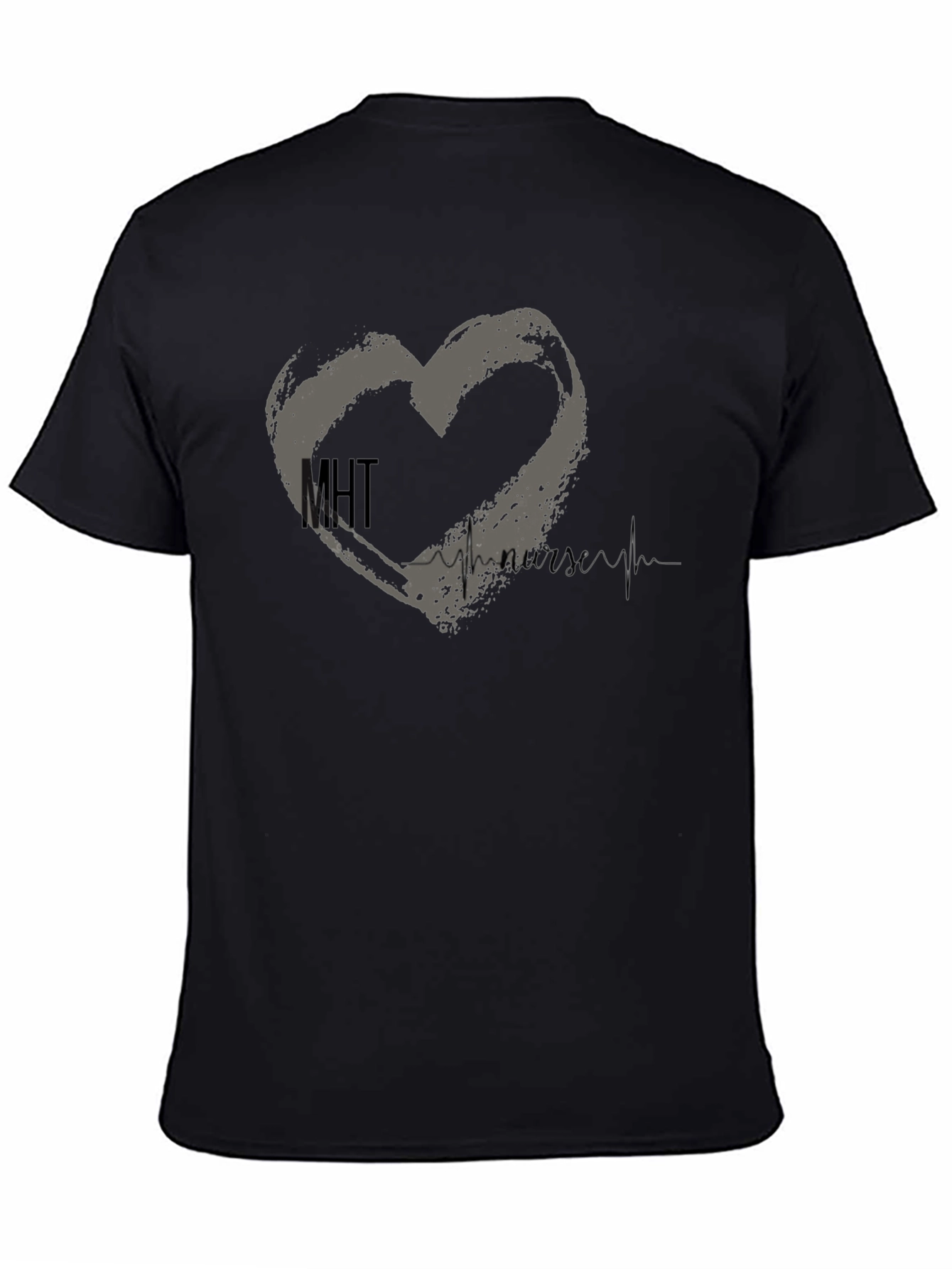 Mental Health Nurse Heartbeat T-Shirt